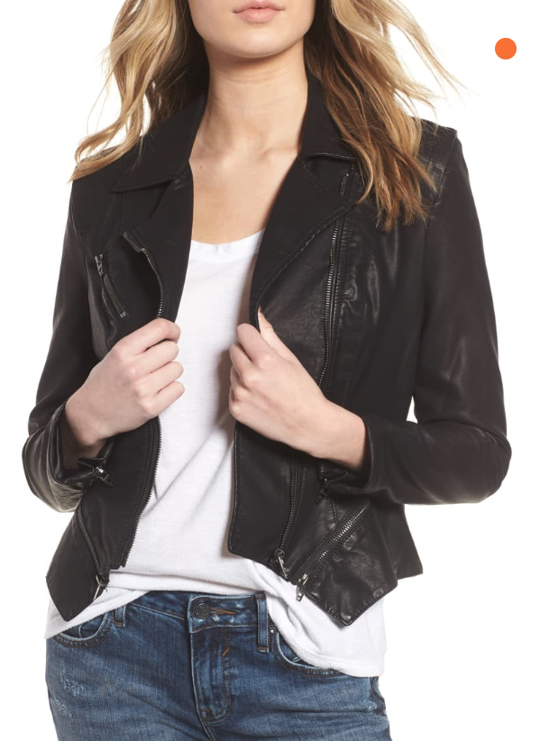 Copy of Cropped Leather Jacket