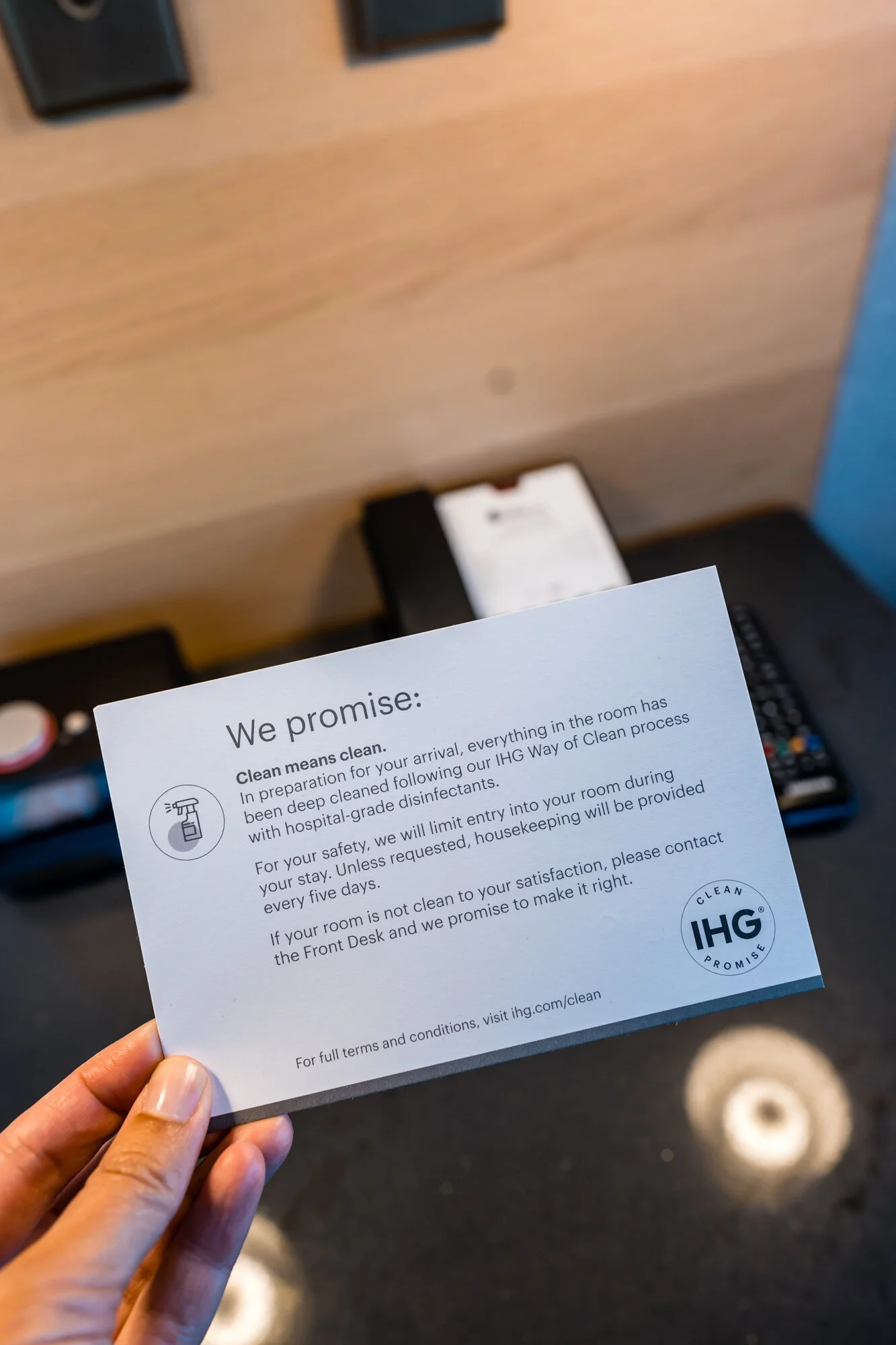 The IHG Clean Promise