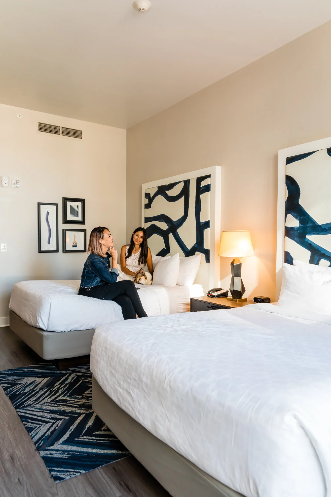 Loved the decor and the natural light coming into this room
