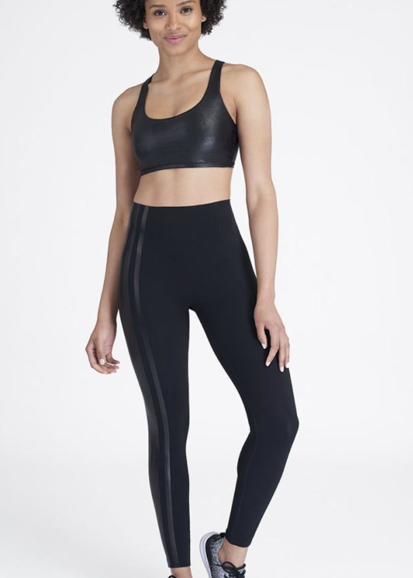 SPANX Every Wear Active Gloss Side Stripe Leggings