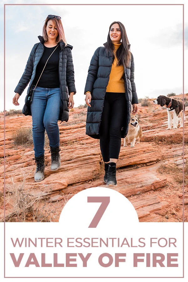 Valley of Fire Winter Essentials #ValleyofFire #WhatToWear