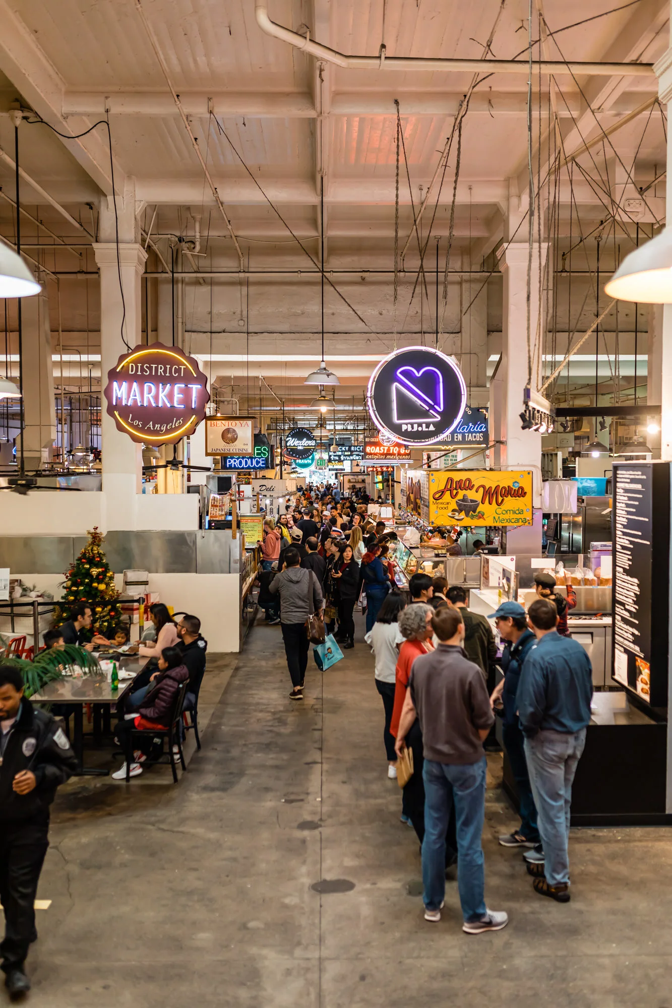The Grand Central Market in DTLA