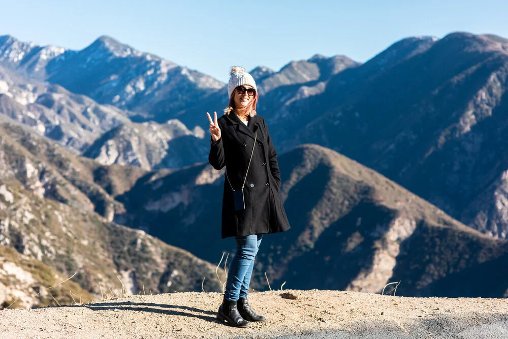 Gorgeous viewpoint at the Angeles National Forest