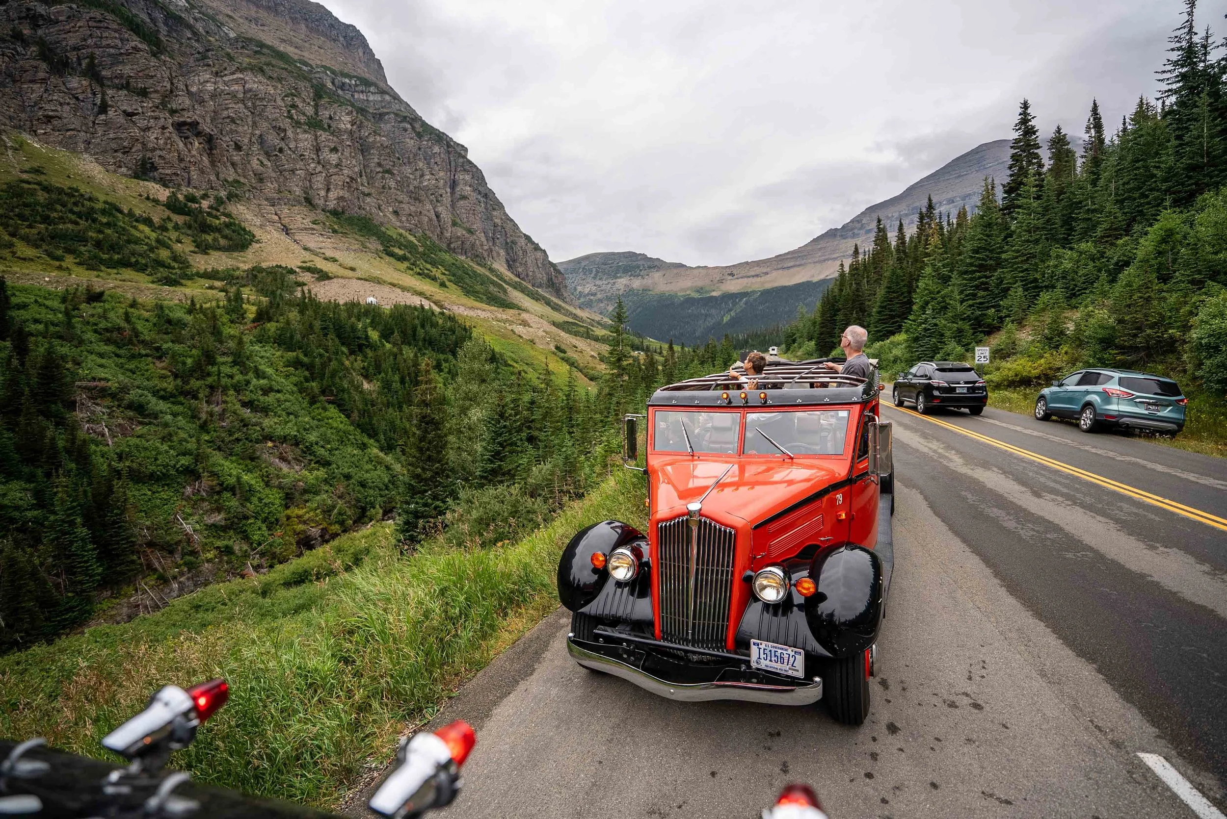 Red Bus Tour at Glacier National Park