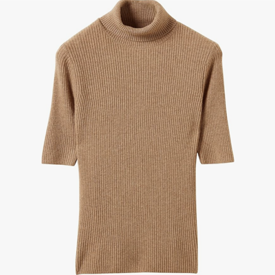 Amazon Turtleneck Short Sleeve Sweater