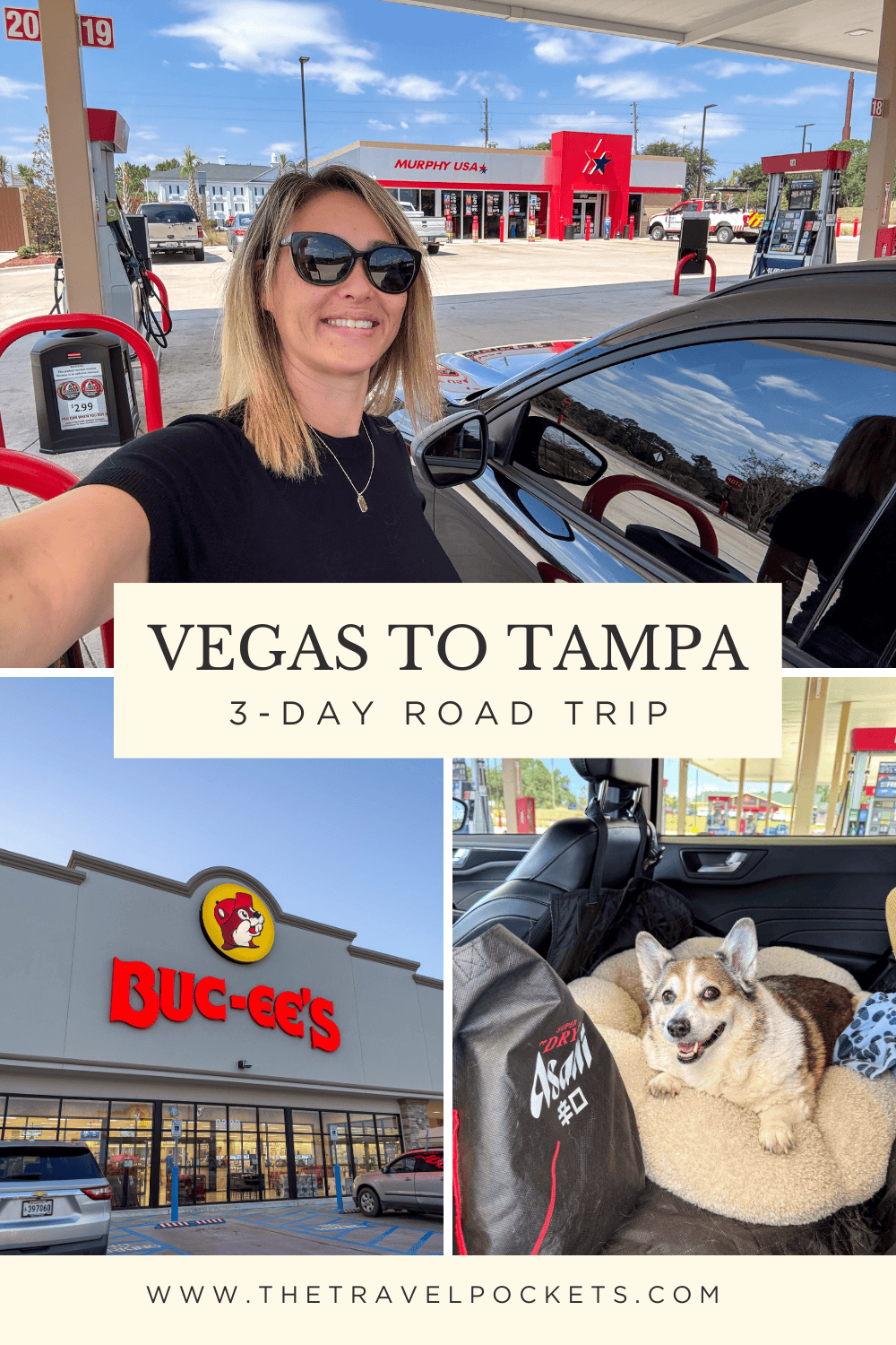 Vegas to Tampa 3-Day Road Trip