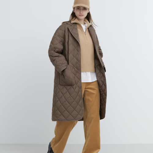 UNIQLO PUFFTECH Oversized Coat (Warm Padded)