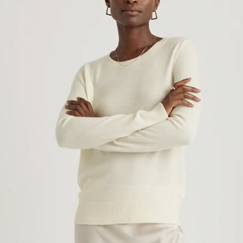 Quince Mongolian Cashmere Crewneck Sweater