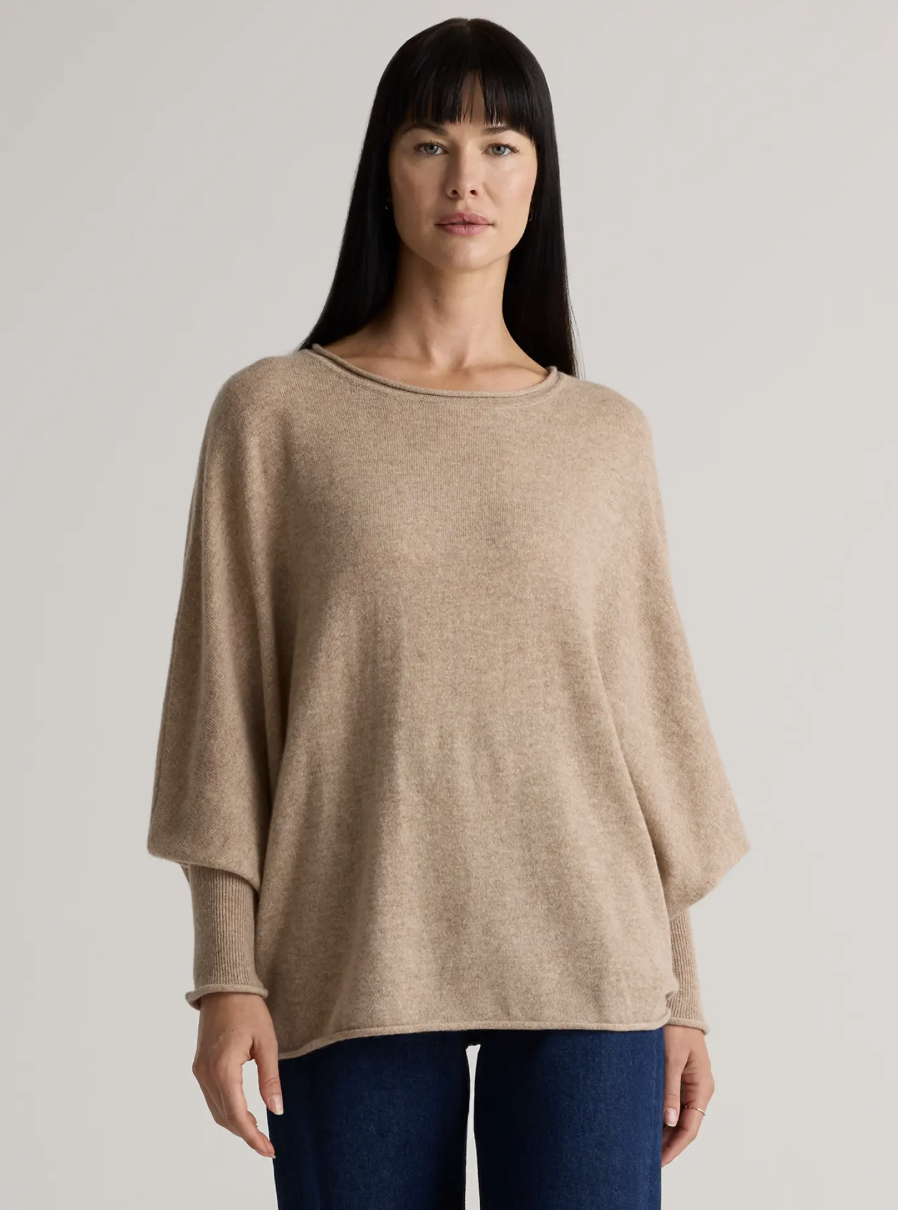 Quince Mongolian Cashmere Batwing Sweater