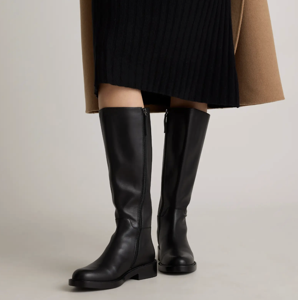 Quince Italian Leather Riding Boots