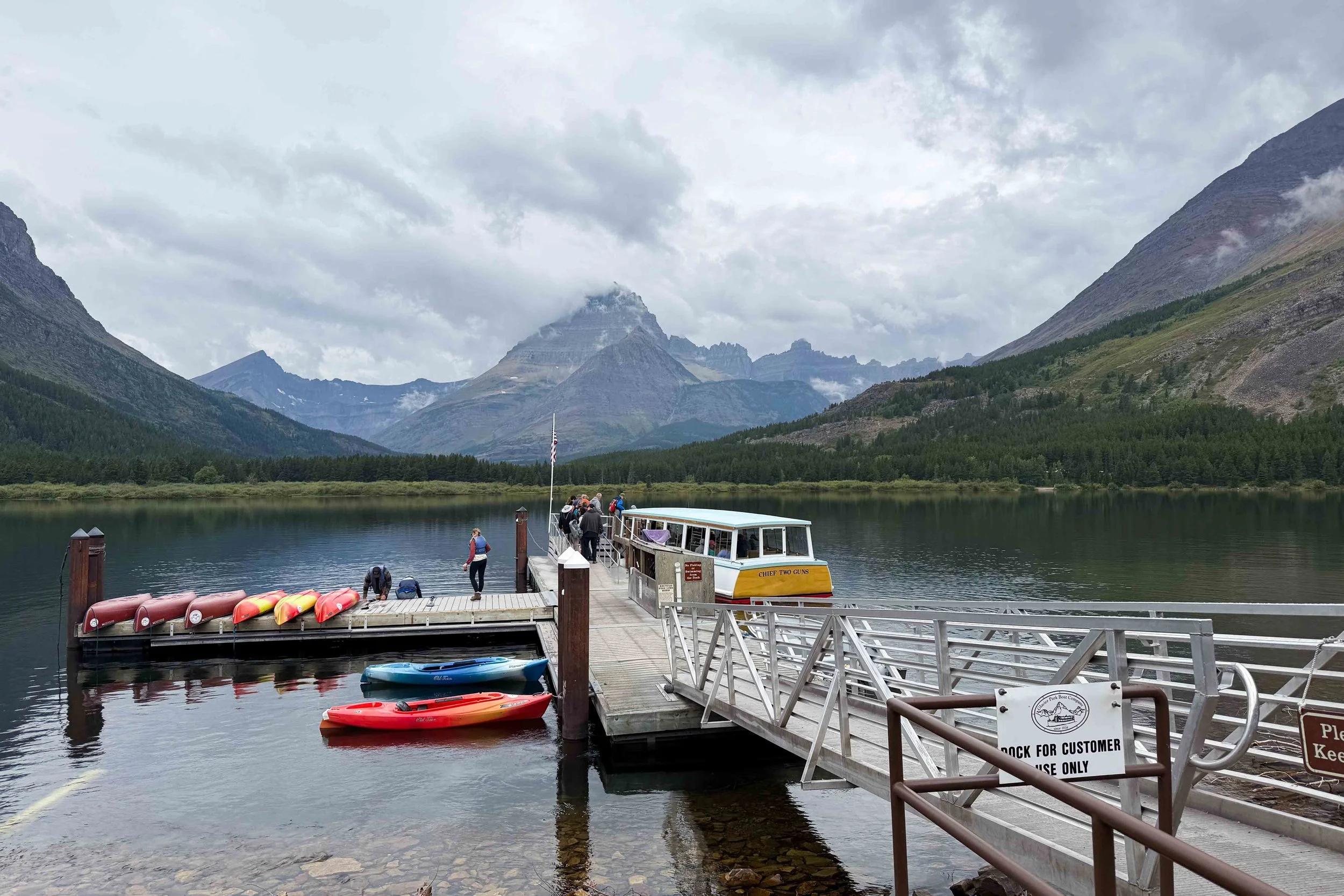 Glacier Park Boat Tour at Many Glacier