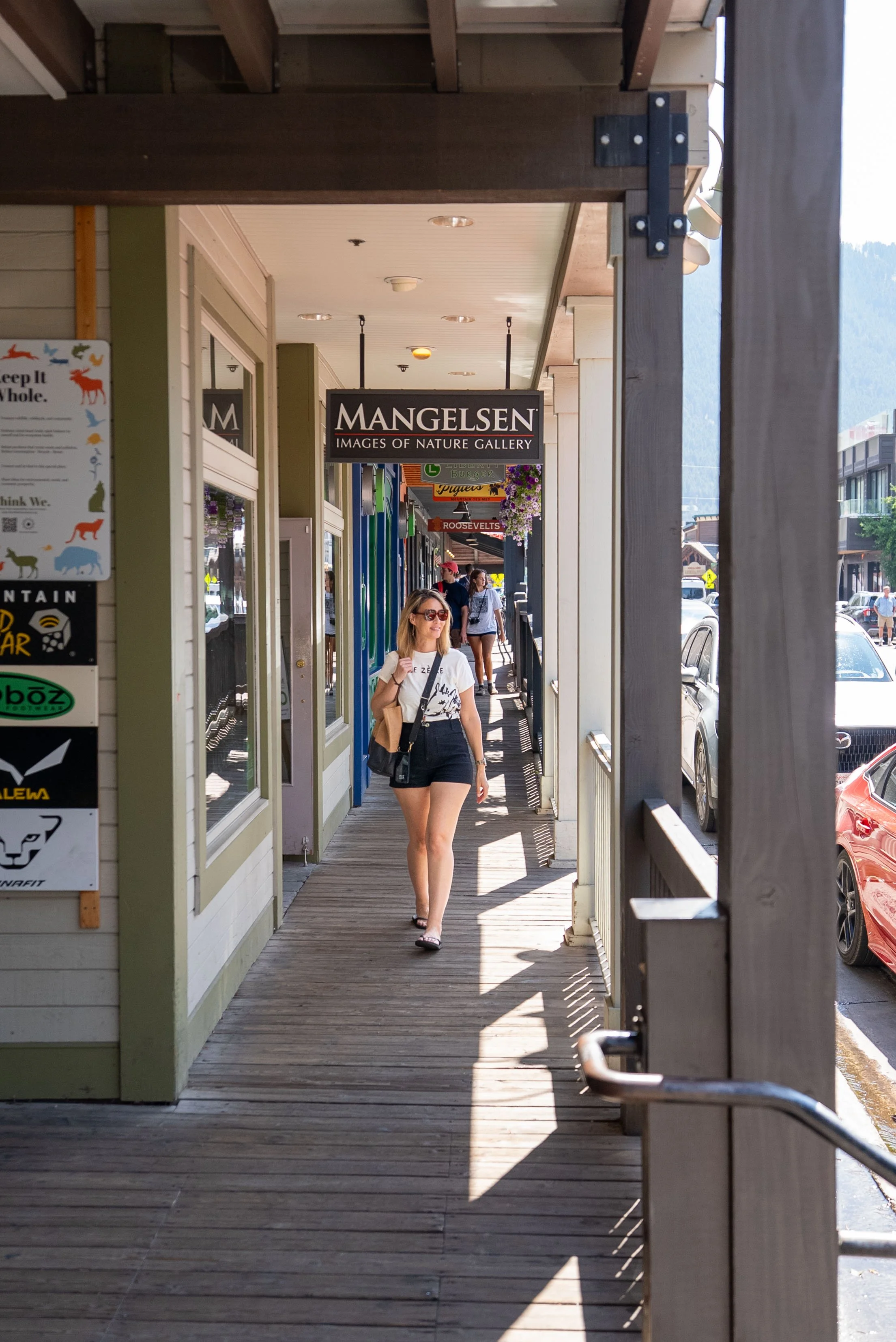Shopping around downtown Jackson