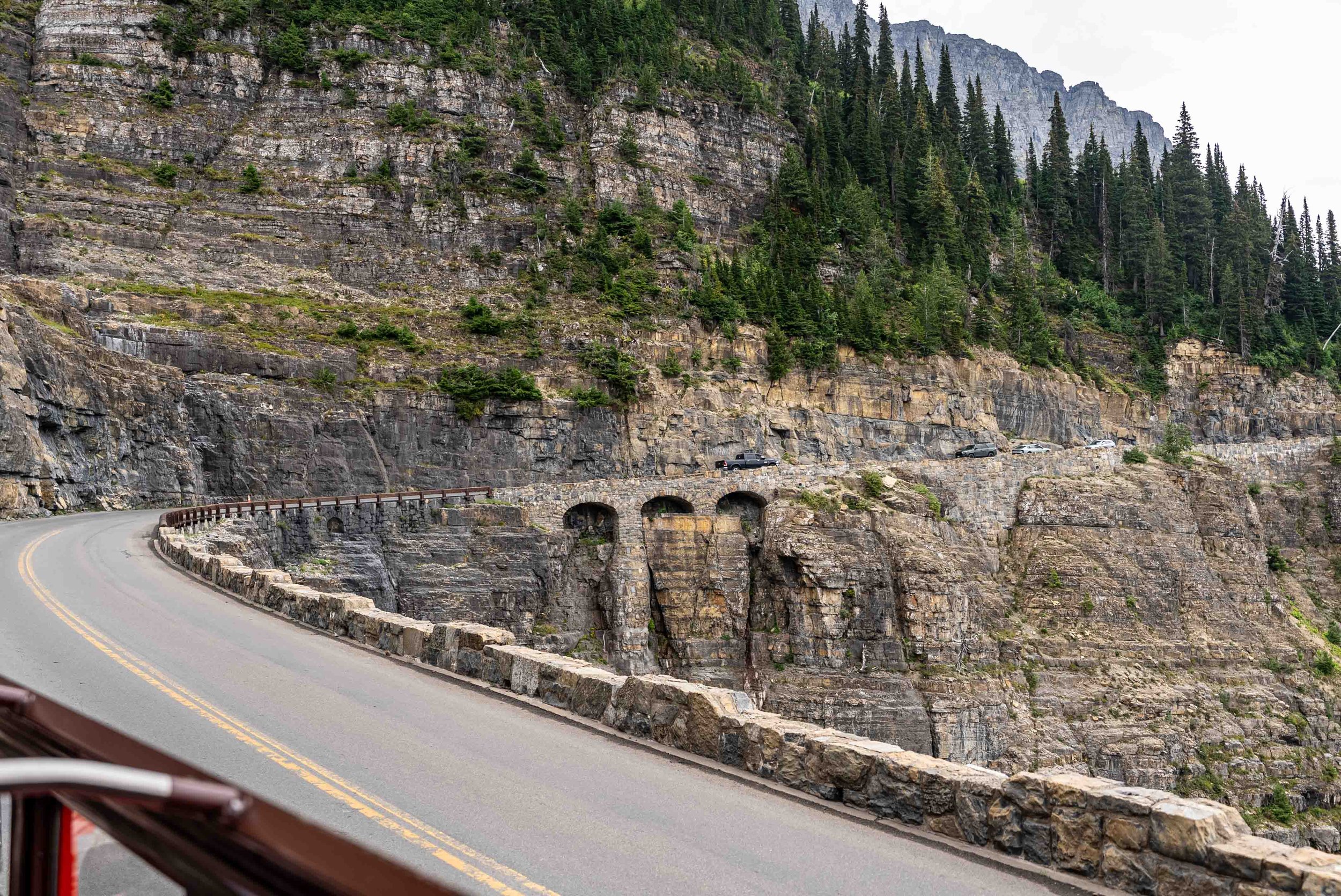 Triple Arches on the Going-to-the-Sun Road