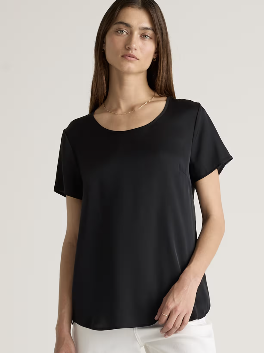 Quince washable silk tee