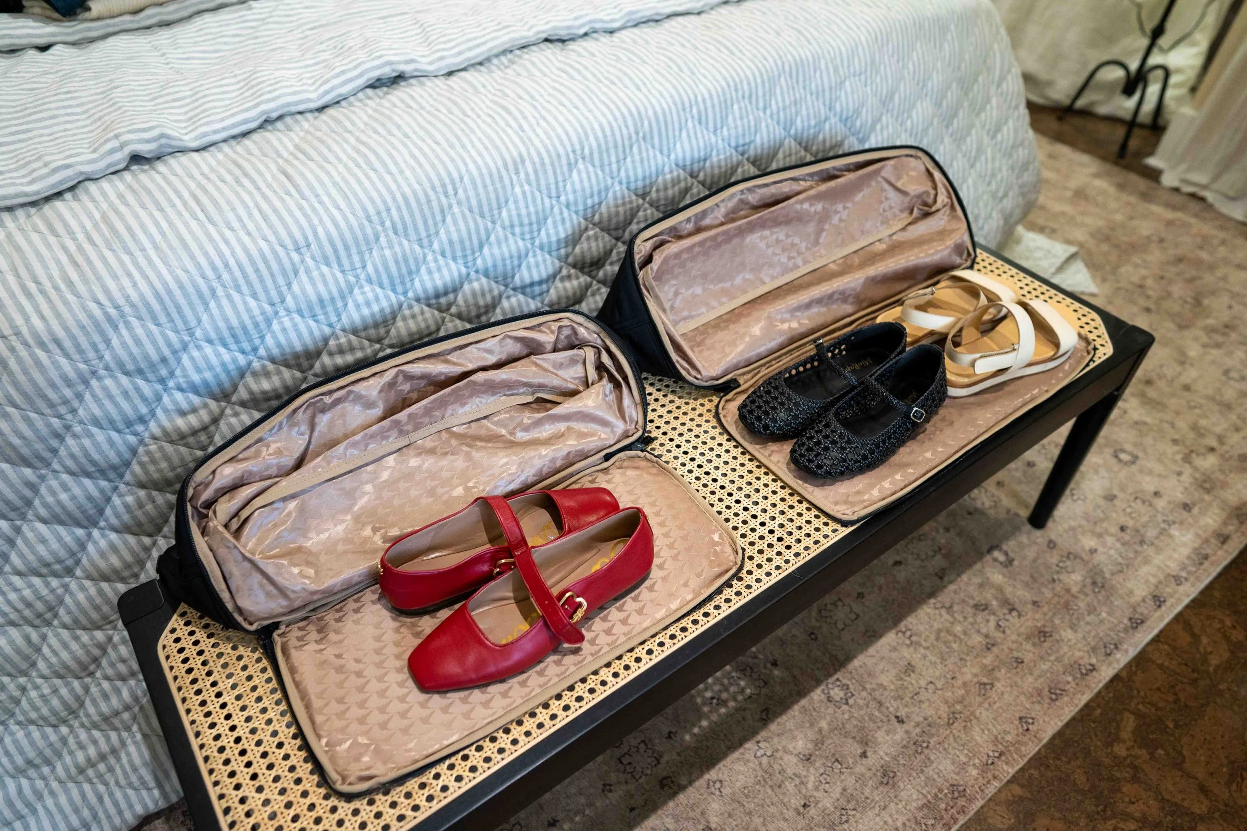 Sherborn Bag invisible shoe compartment