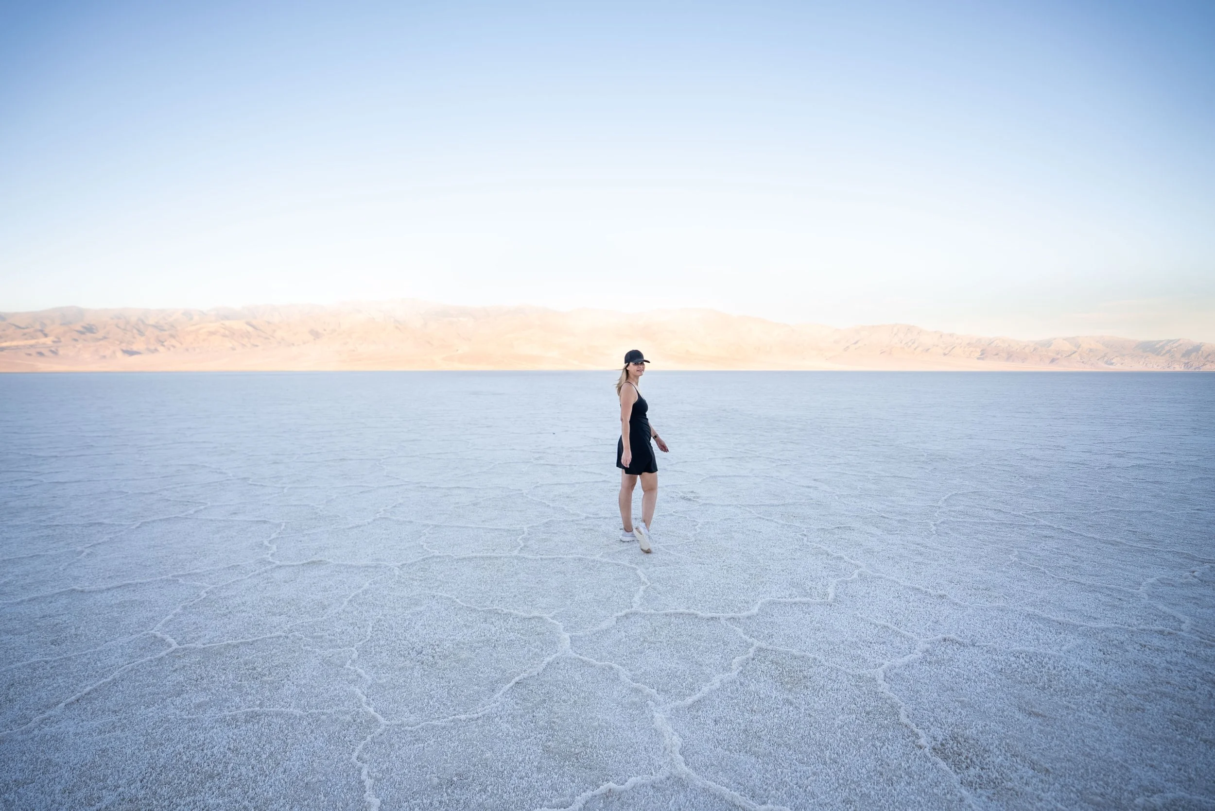 Badwater Basin at sunrise