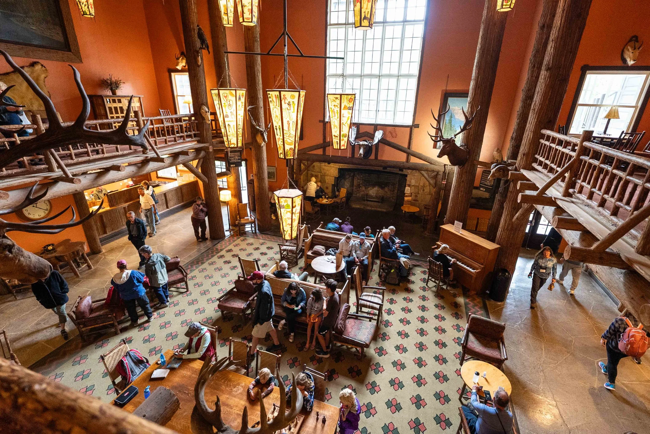Lake McDonald Lodge interior
