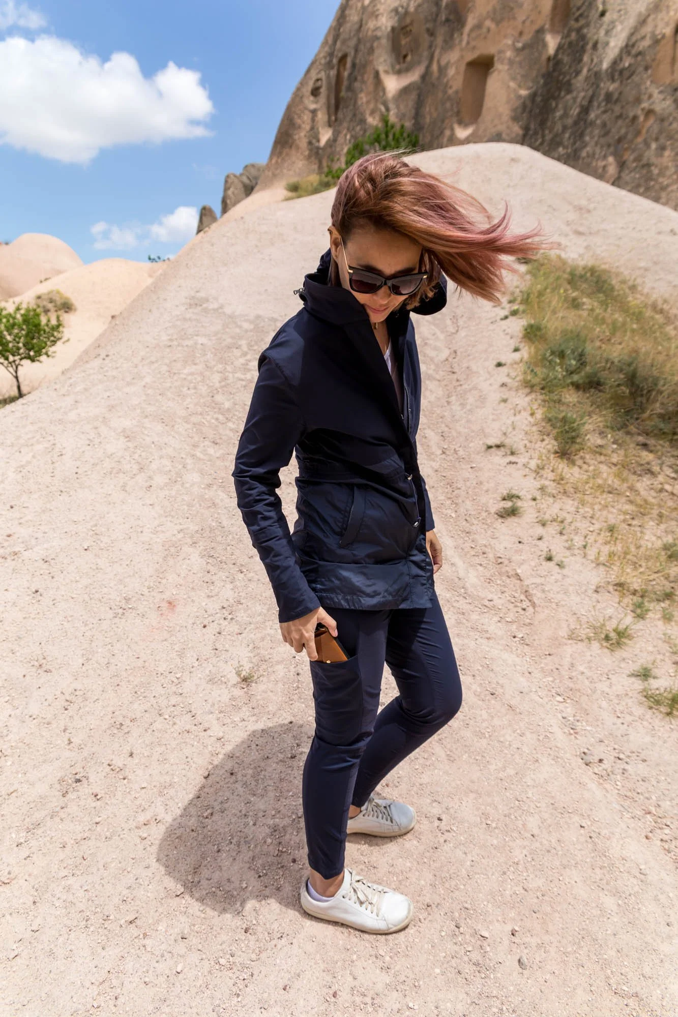 putting phone in a pant pocket