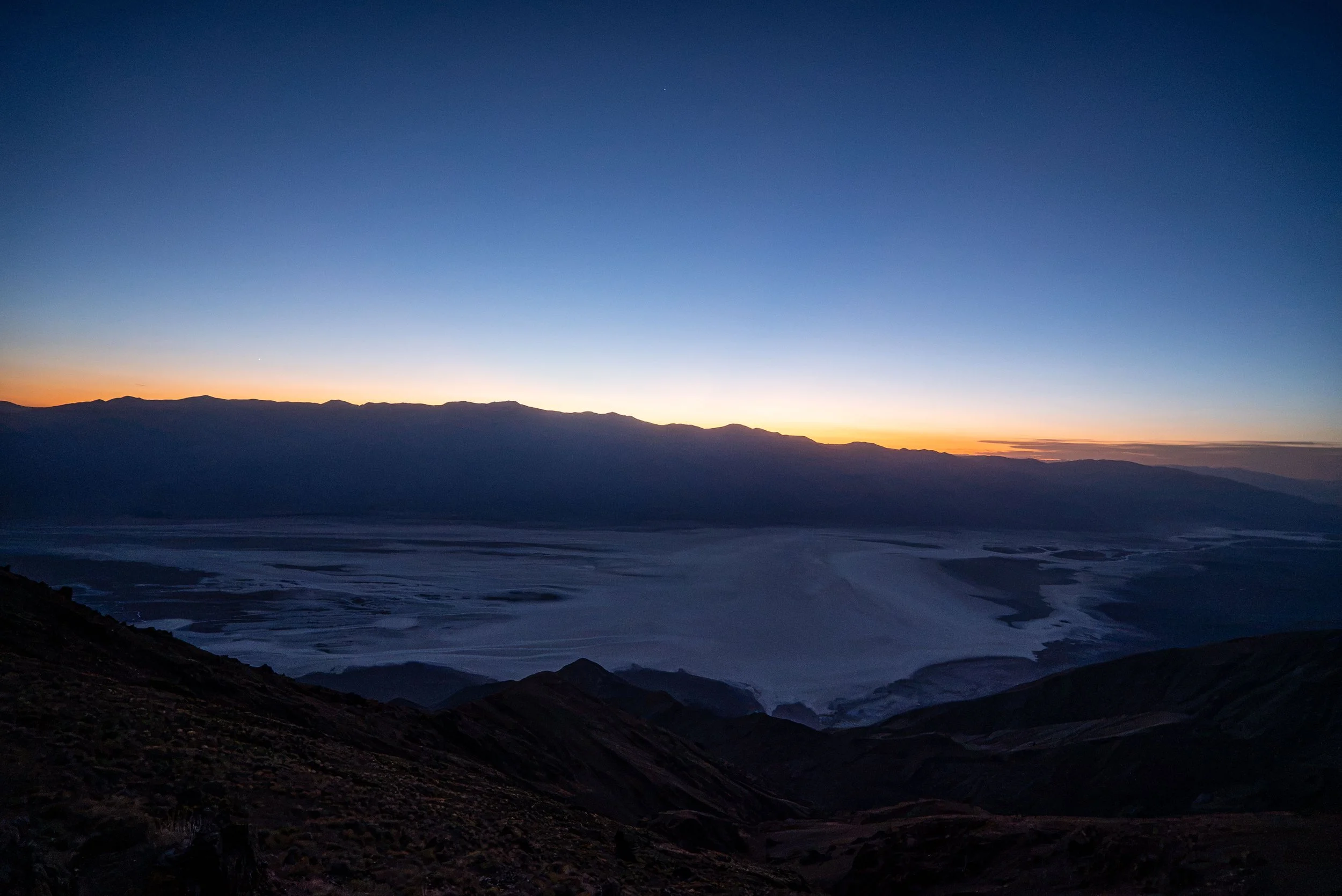 Dante's View after sunset
