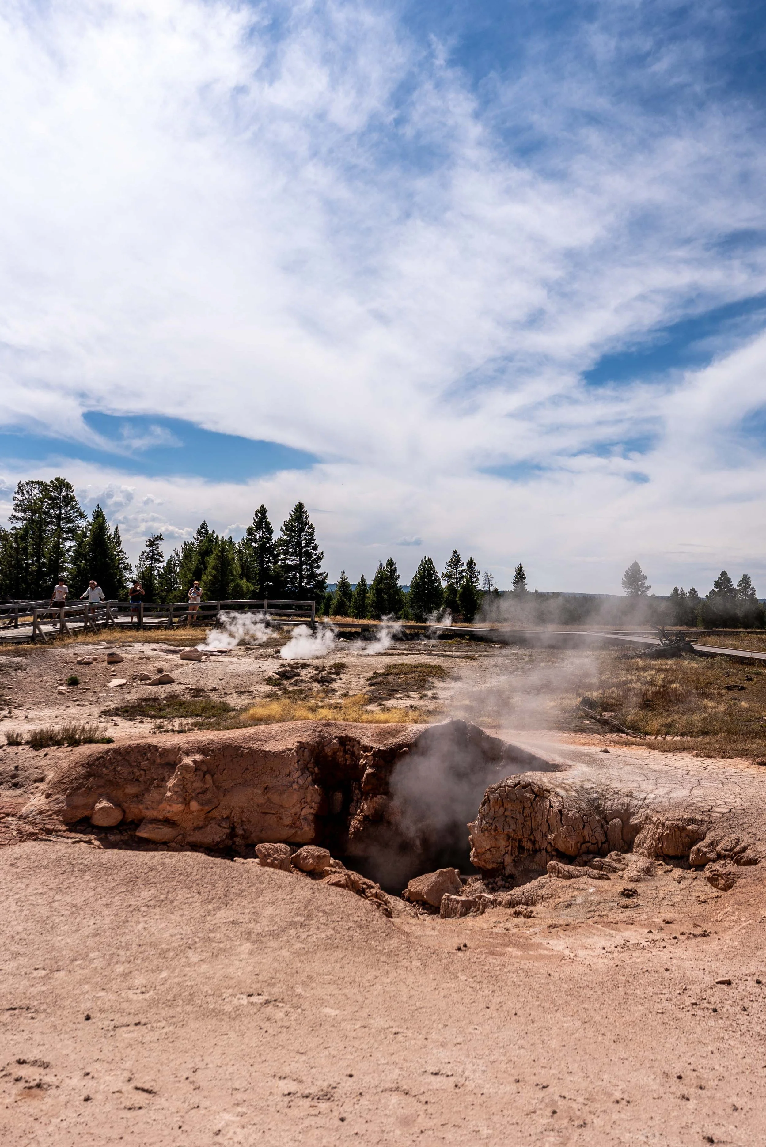 Fumarole at Fountain Paint Pot