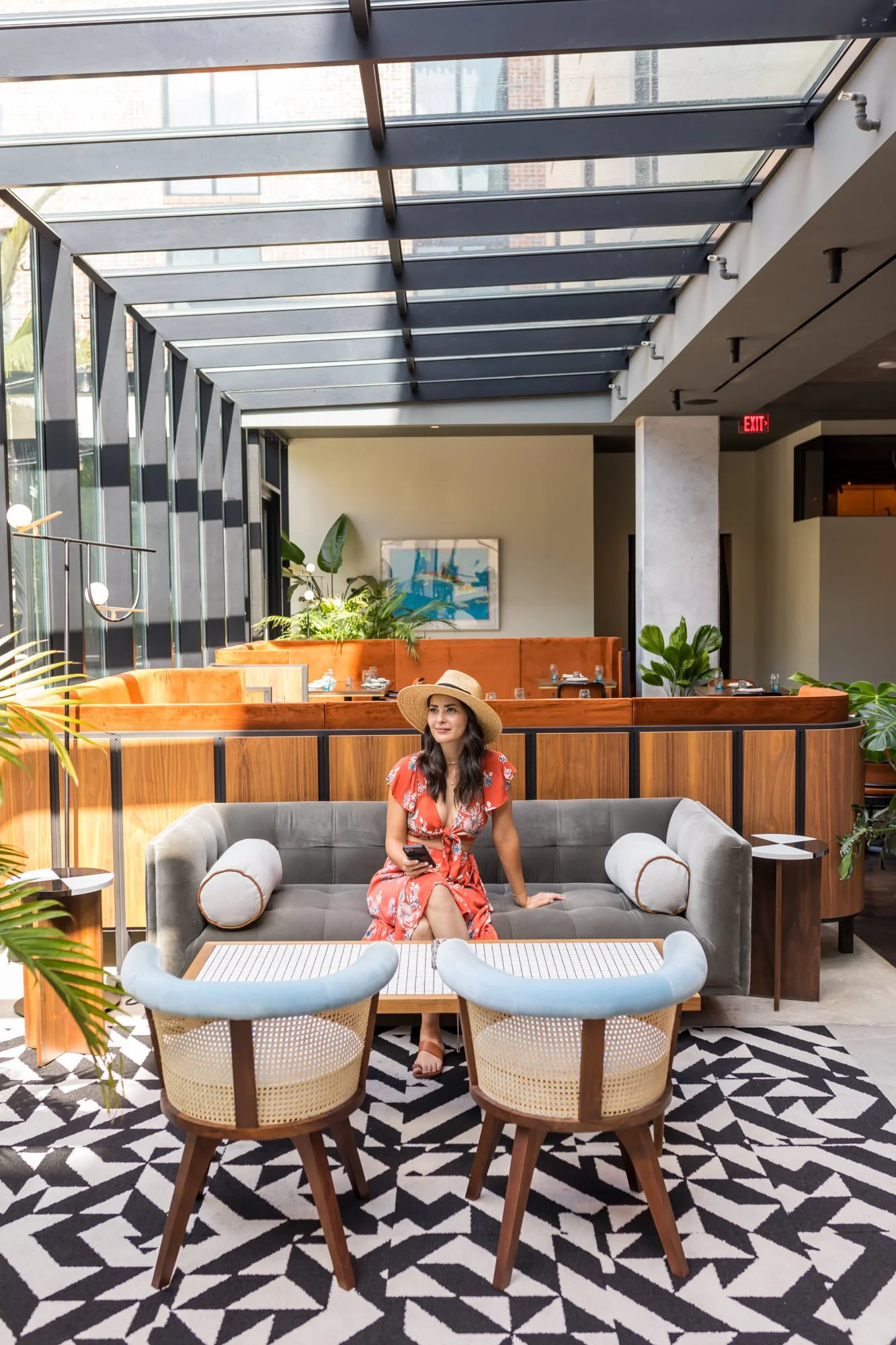 Hotel Haya’s lounge area