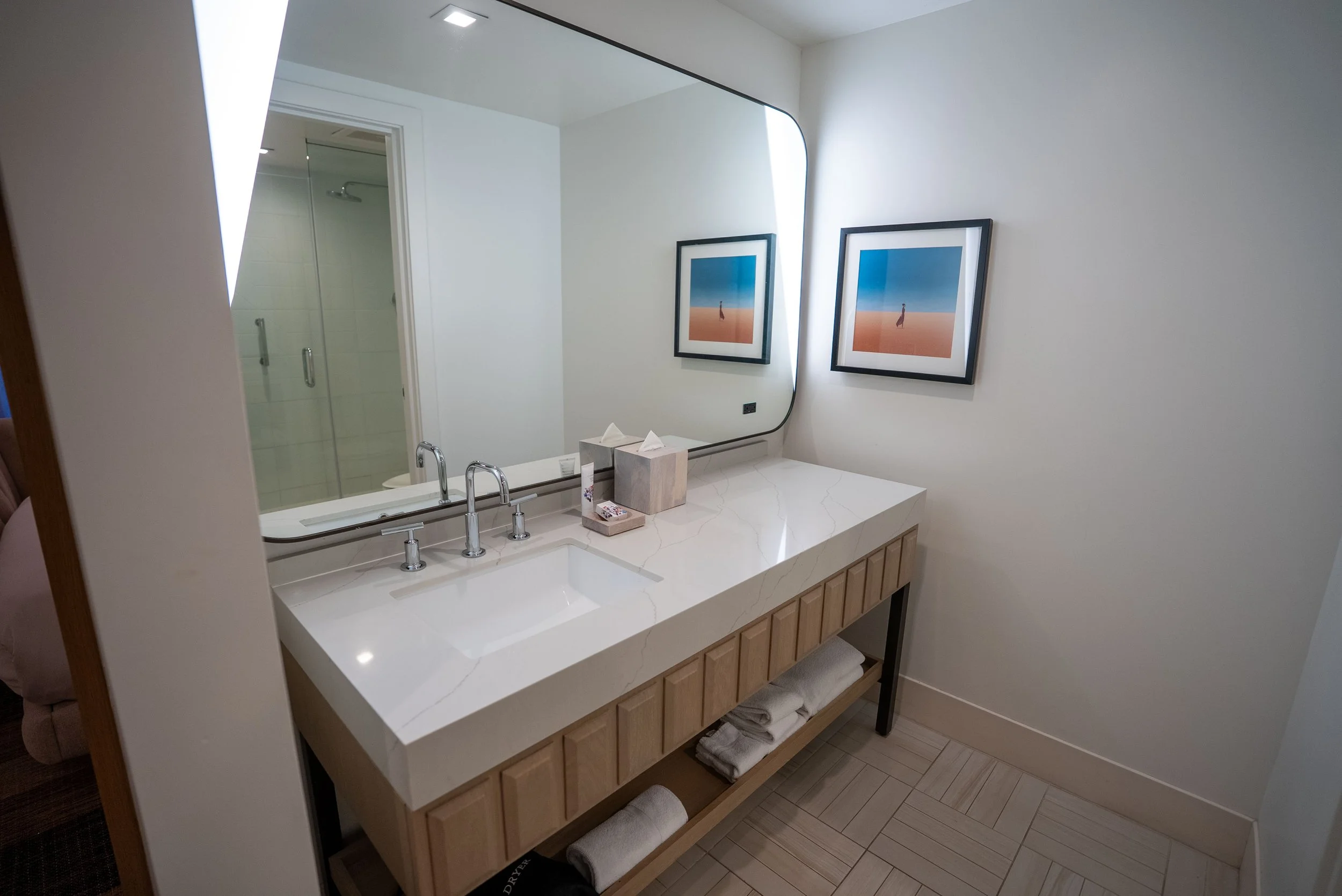 Virgin Hotels Las Vegas bathroom