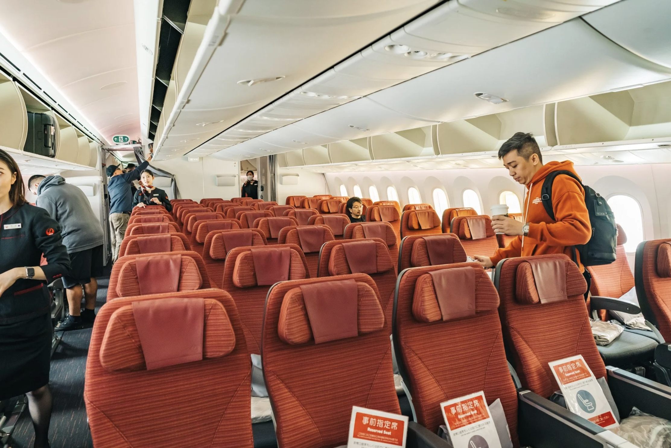 JAL Economy Seating