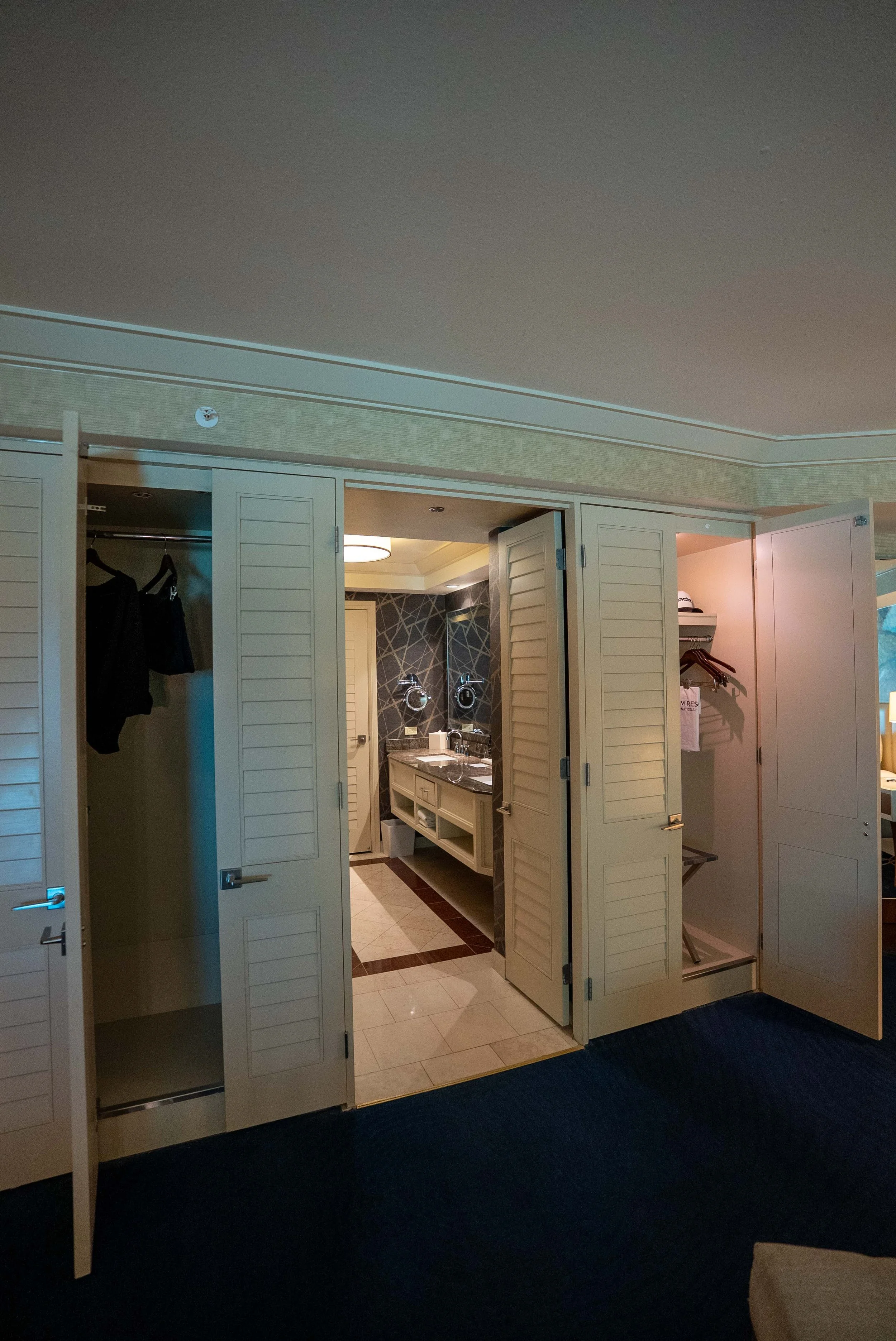 Two huge closets