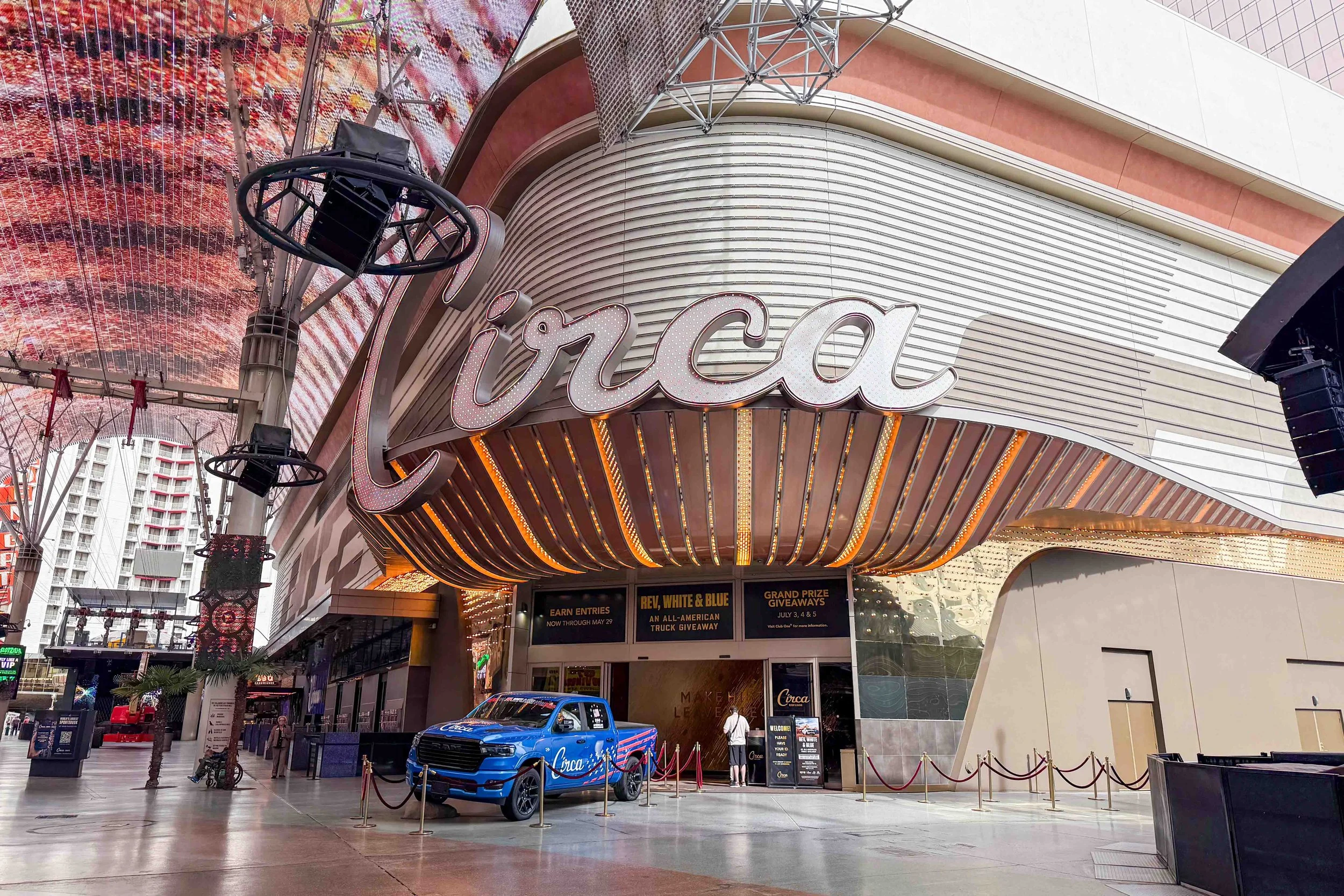Circa entrance Fremont Las Vegas