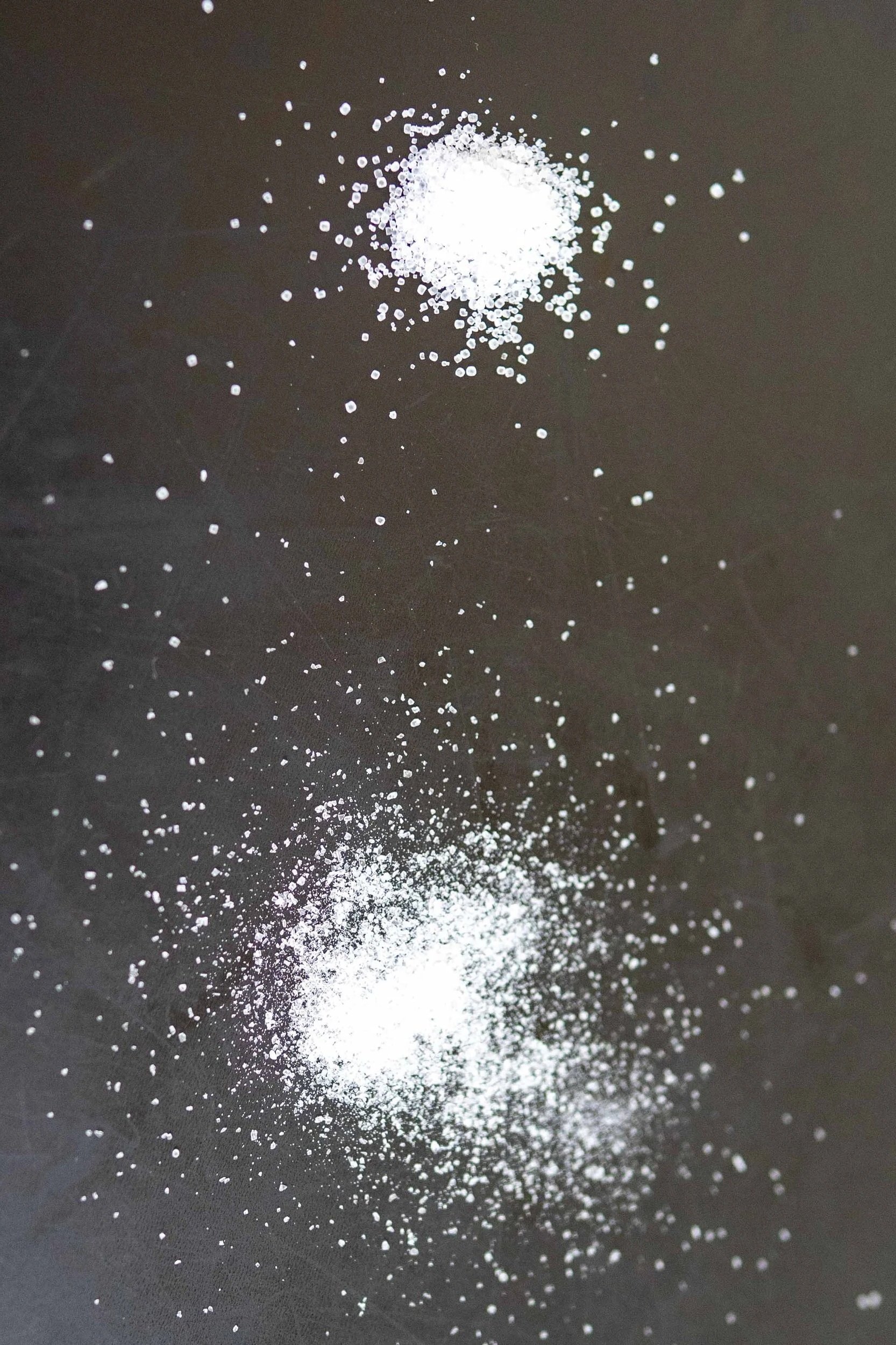 sample of salt grains