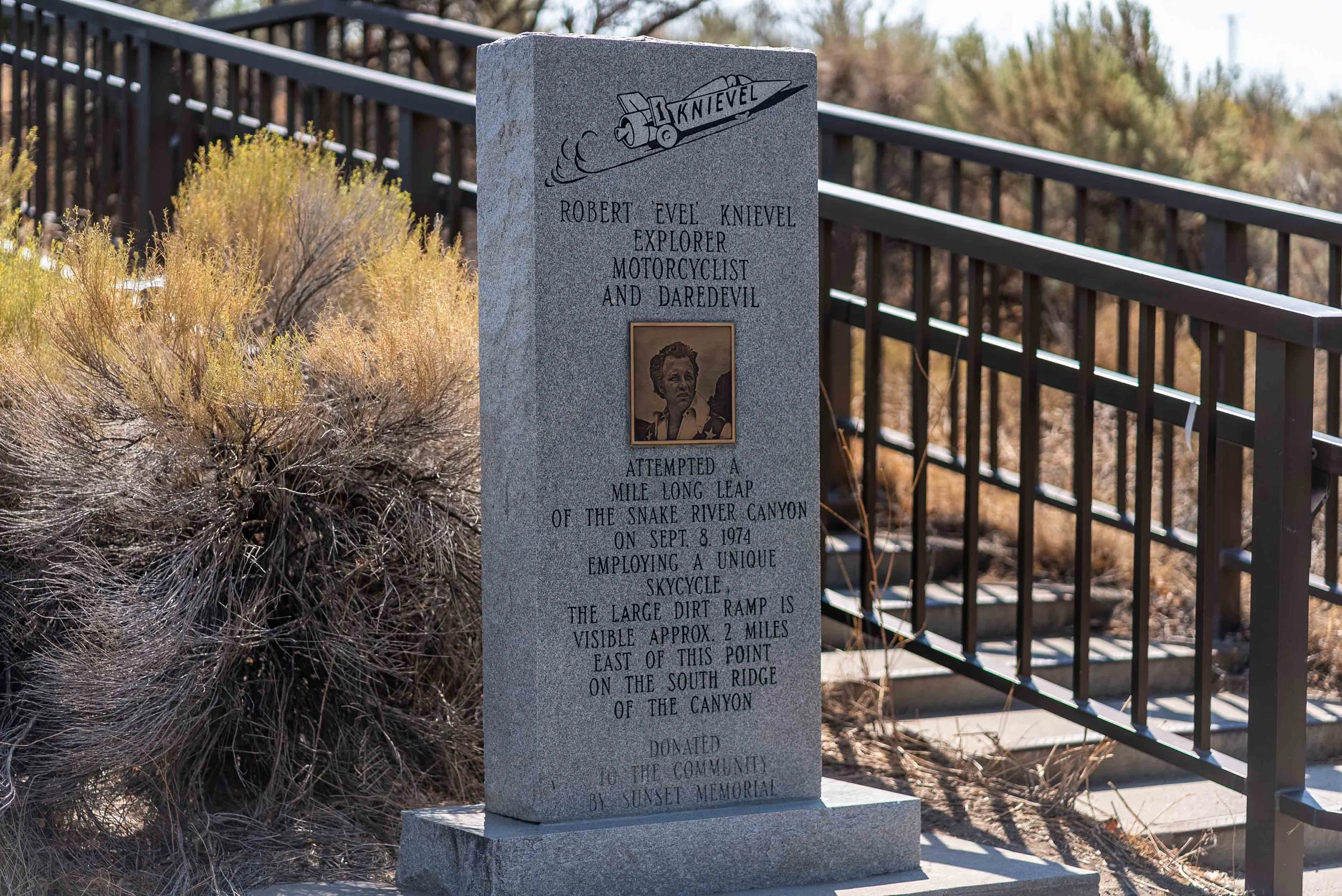 Evel Knievel sign