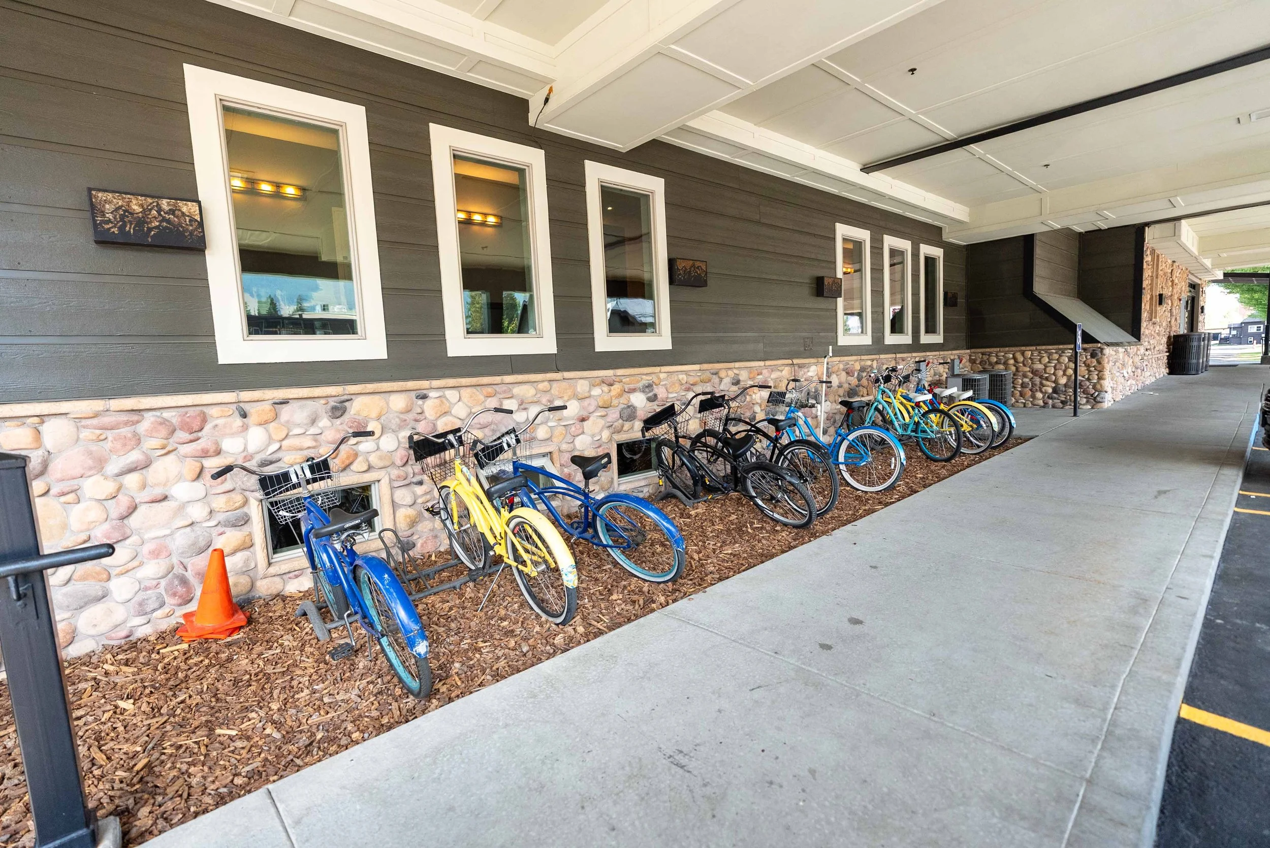 Free bikes to ride around town