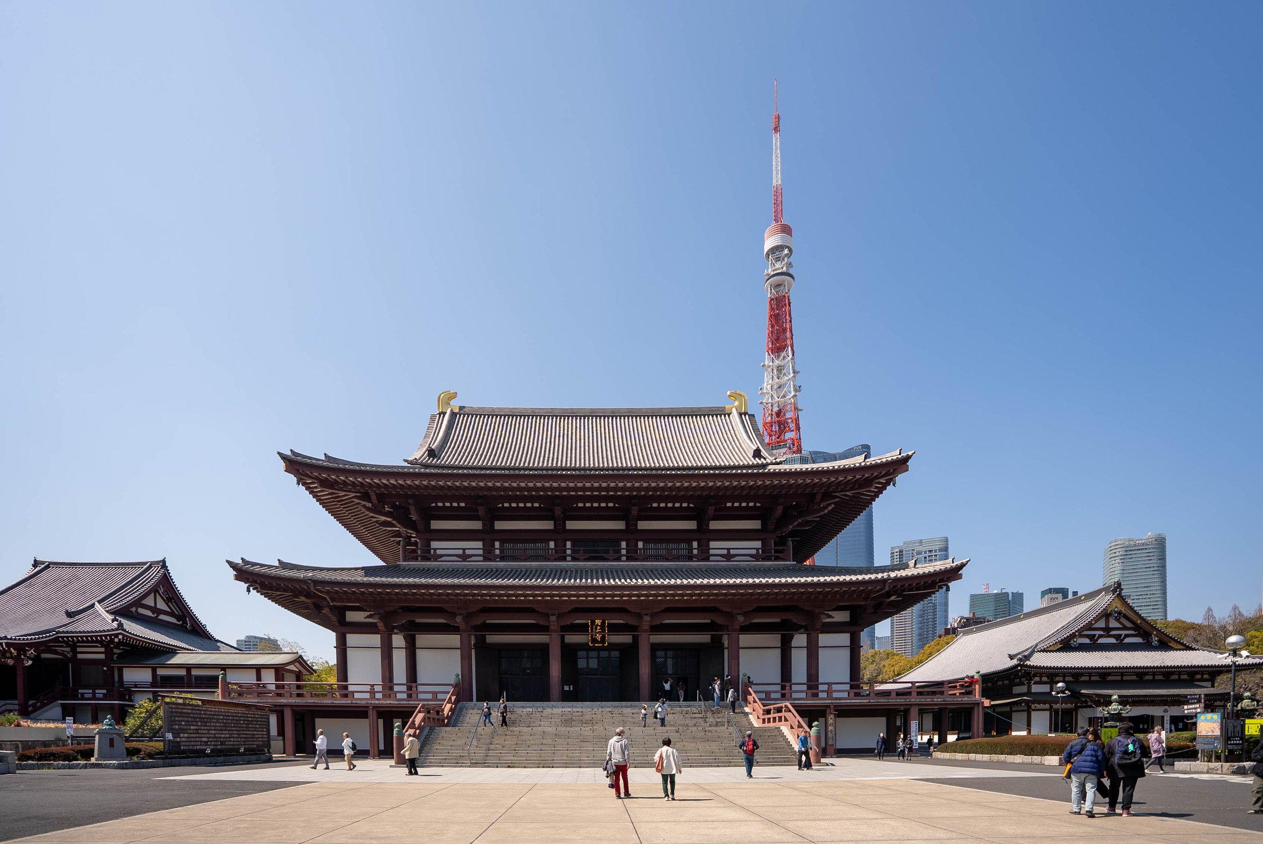 Zojoji Temple front view