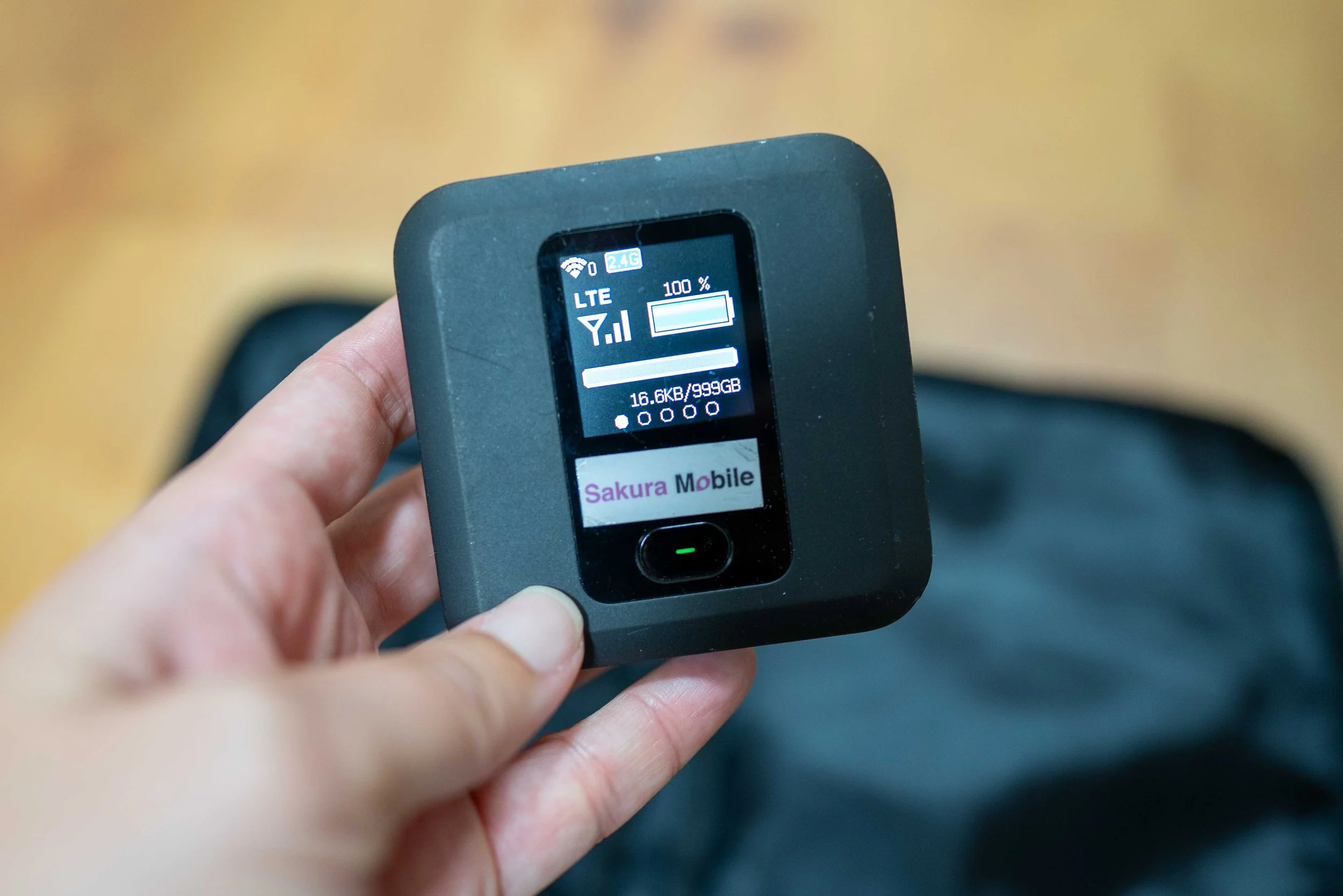 Sakura Mobile POcket WiFi Device