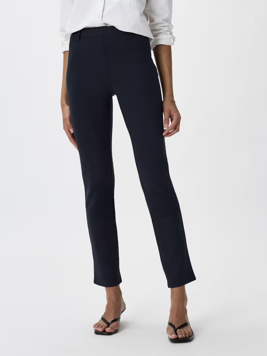 Quince High Waisted Flare Cropped Trousers