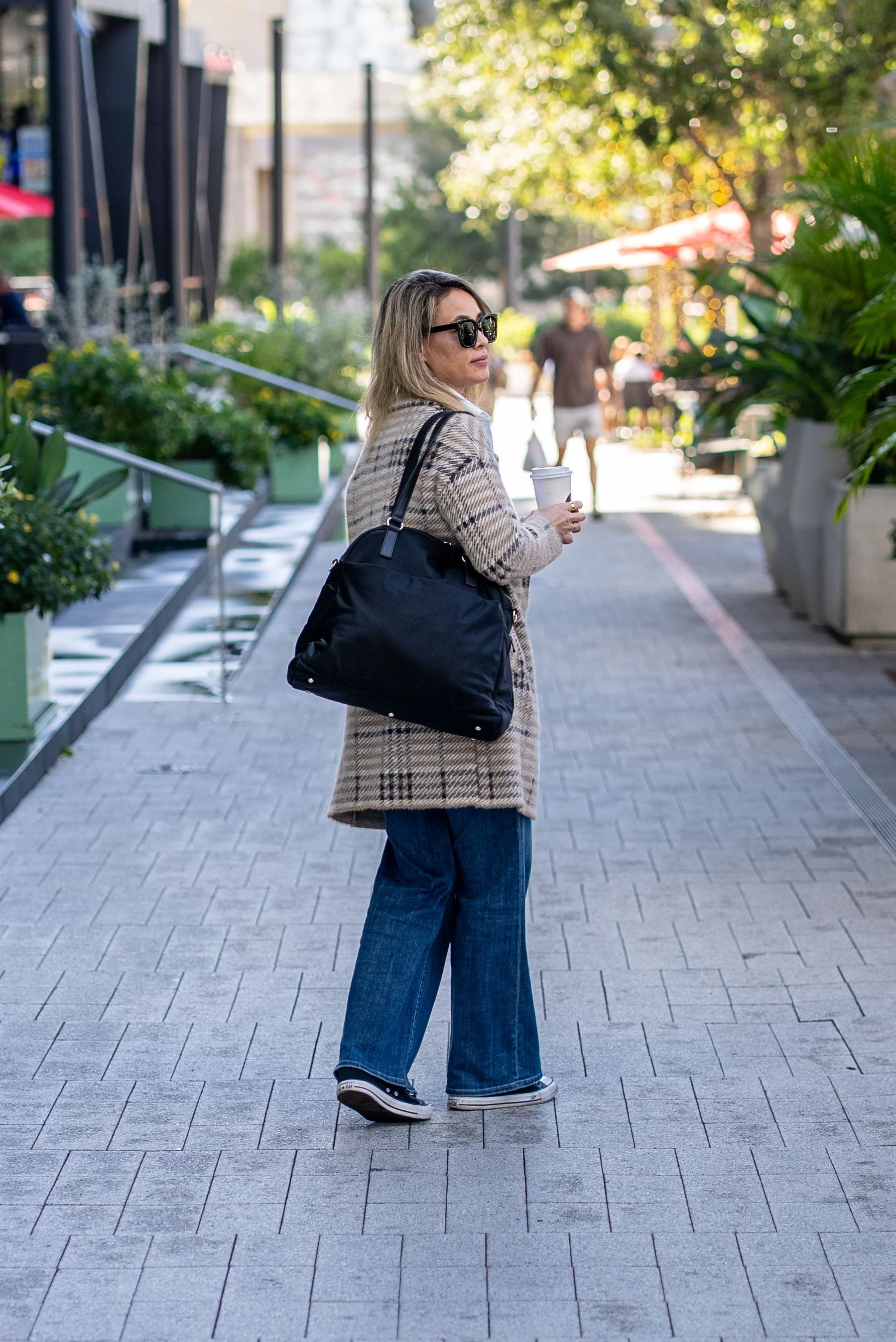 Walking in downtown Tampa with my O.G. 2 tote