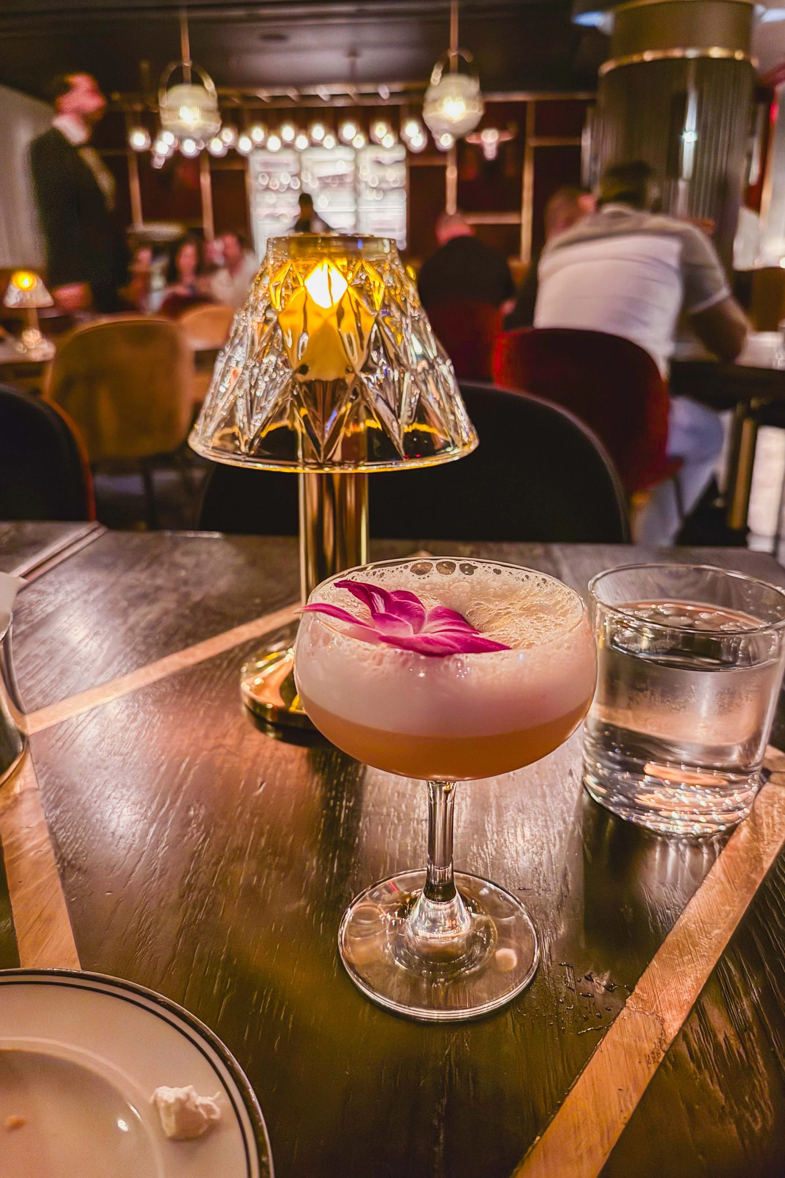 Nicely presented cocktail