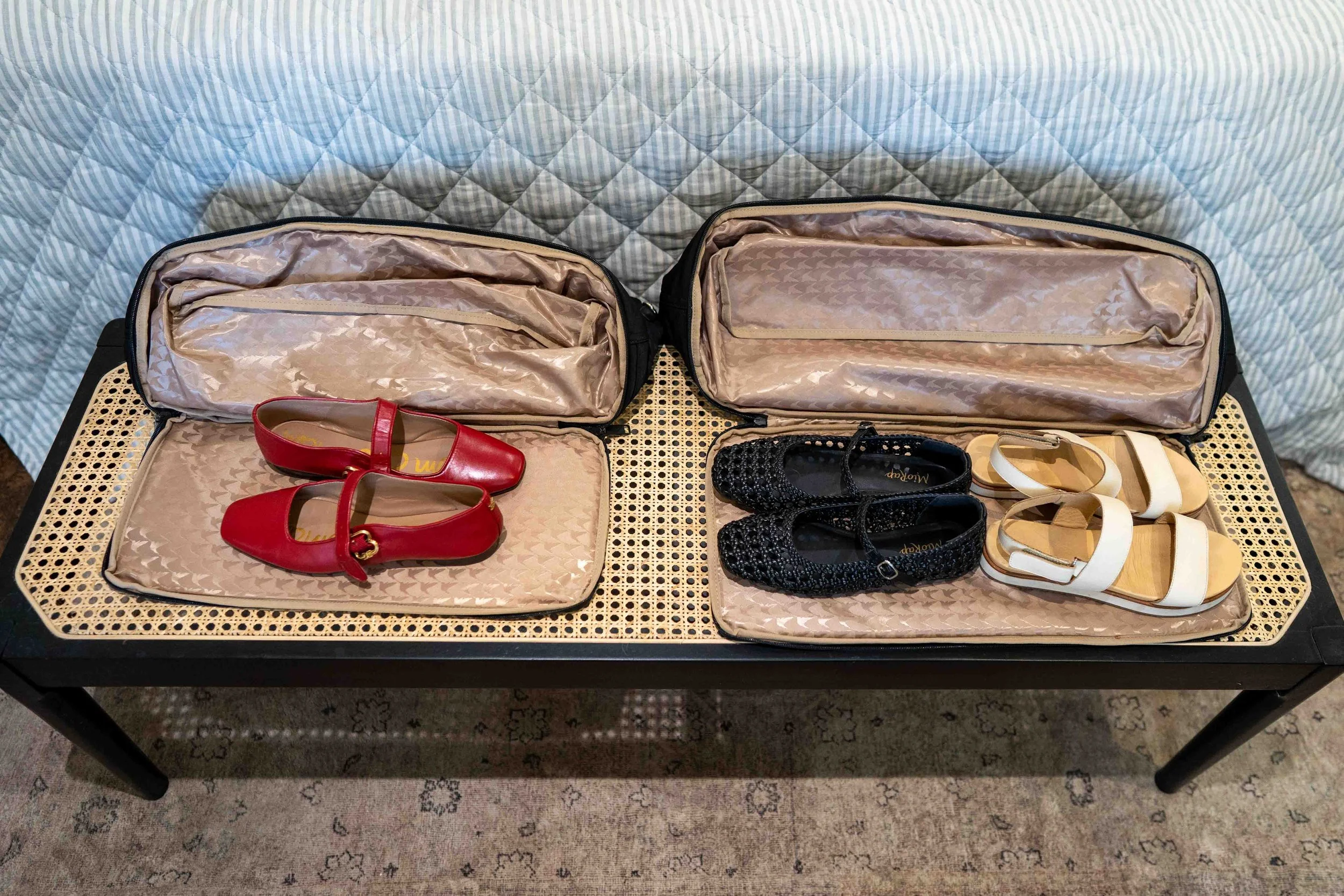 Sherbron Weekender Bag Hidden Shoe Compartment