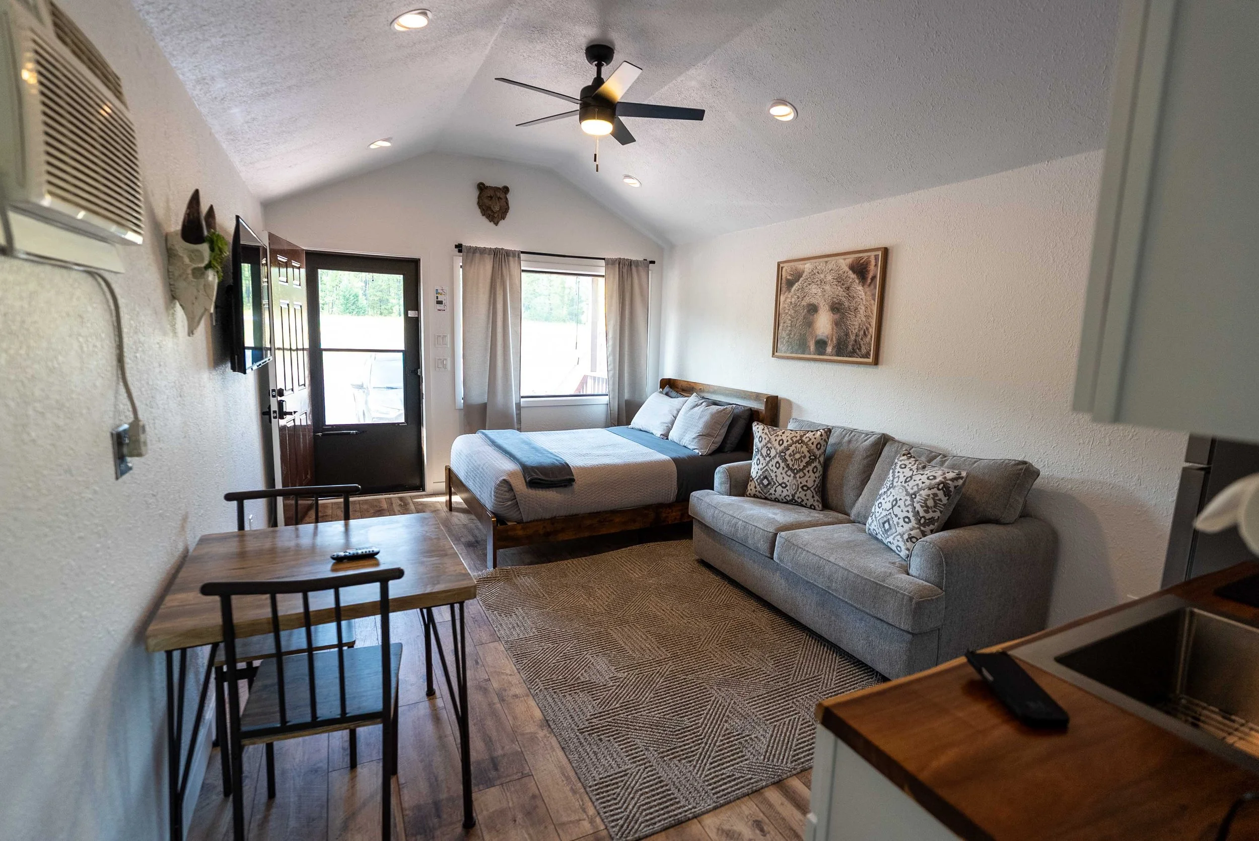 Bear Den cabin interior