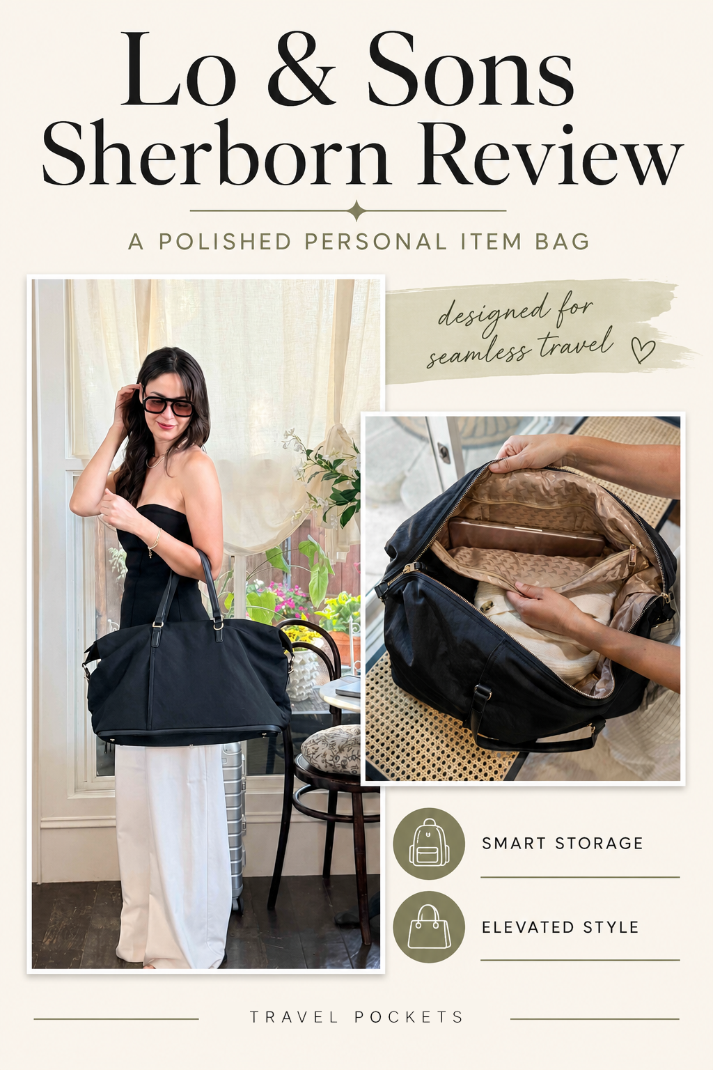 Sherborn Personal Item Bag