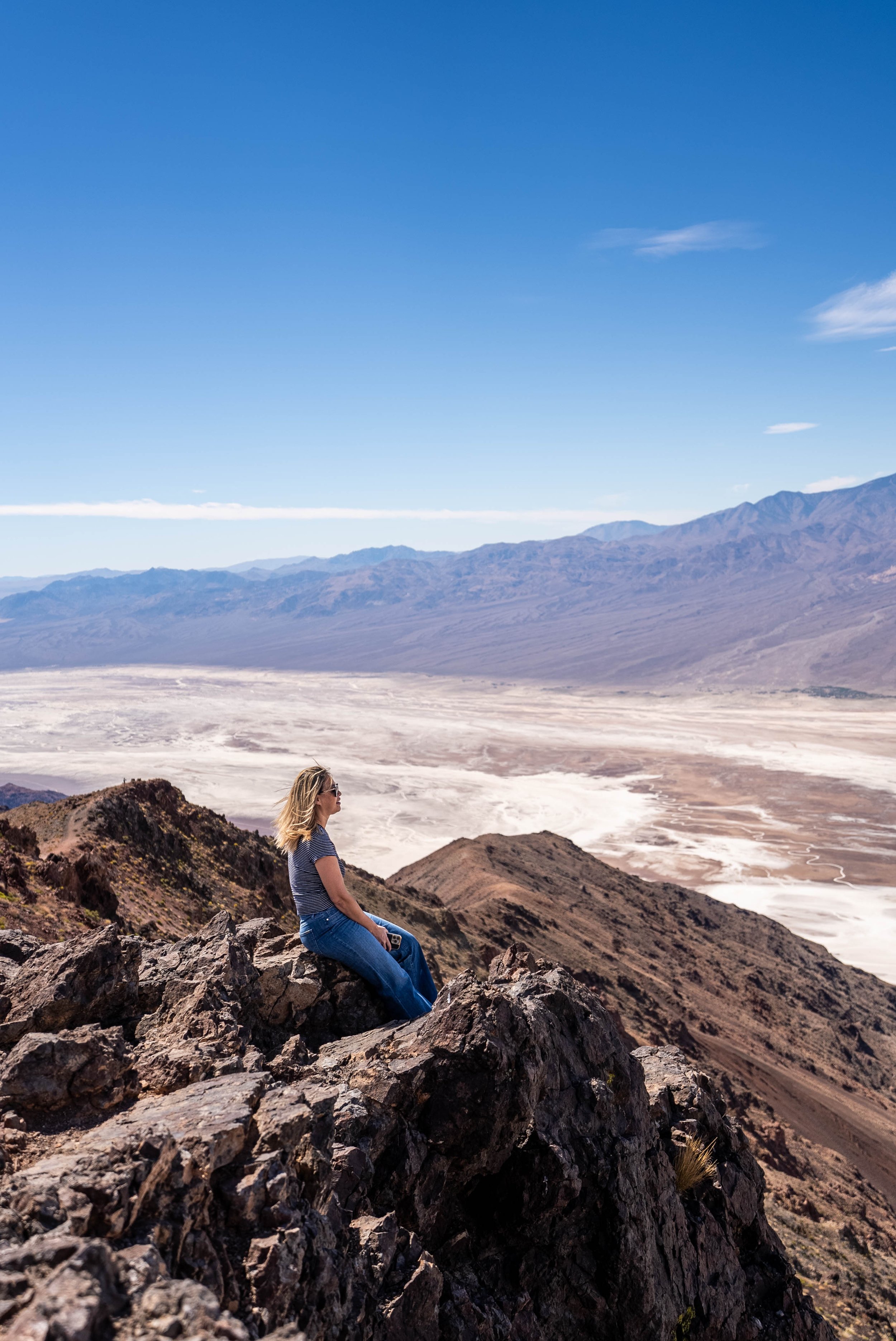 Dante's View on top of the rocks
