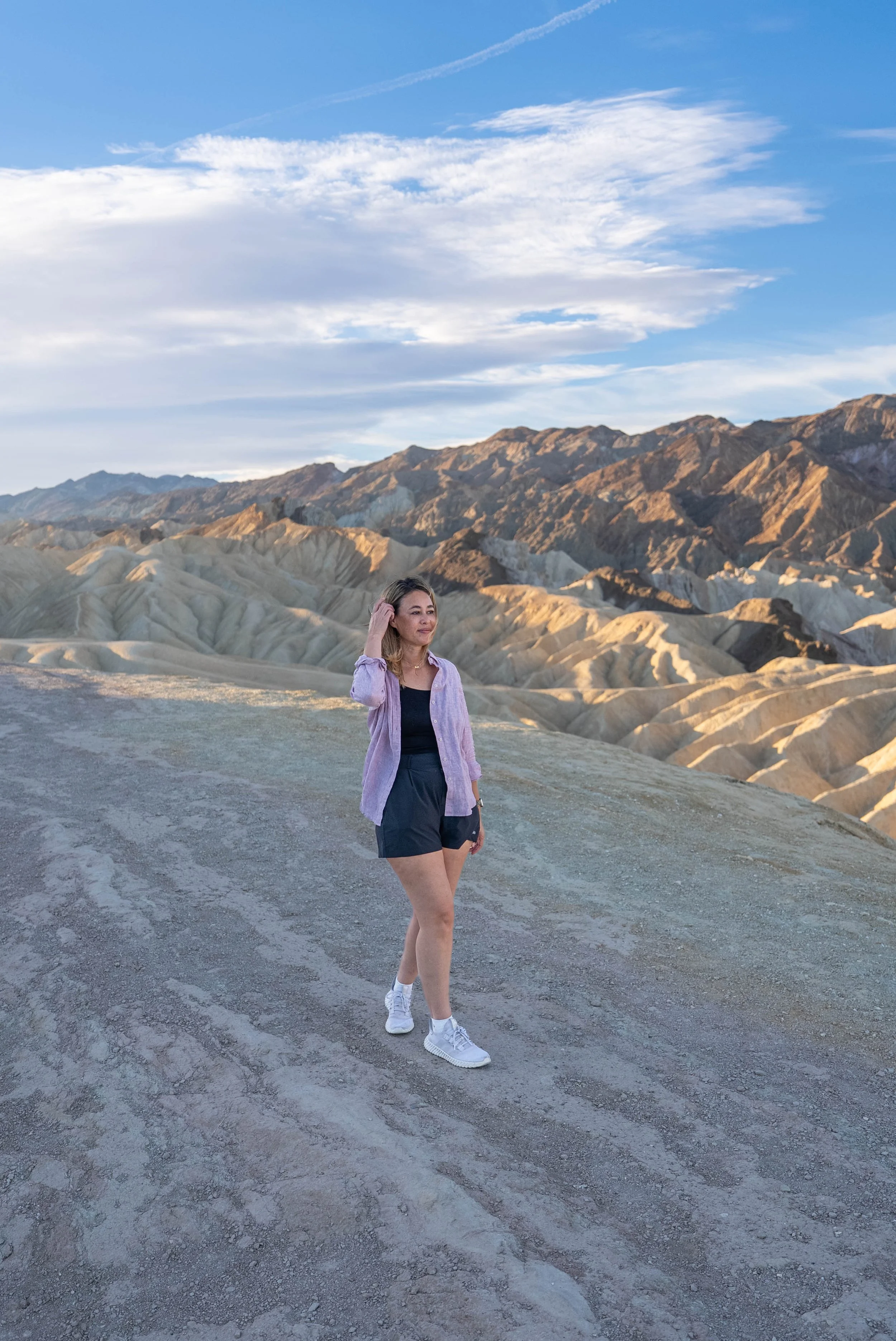 Zabriskie Point hour after sunrise