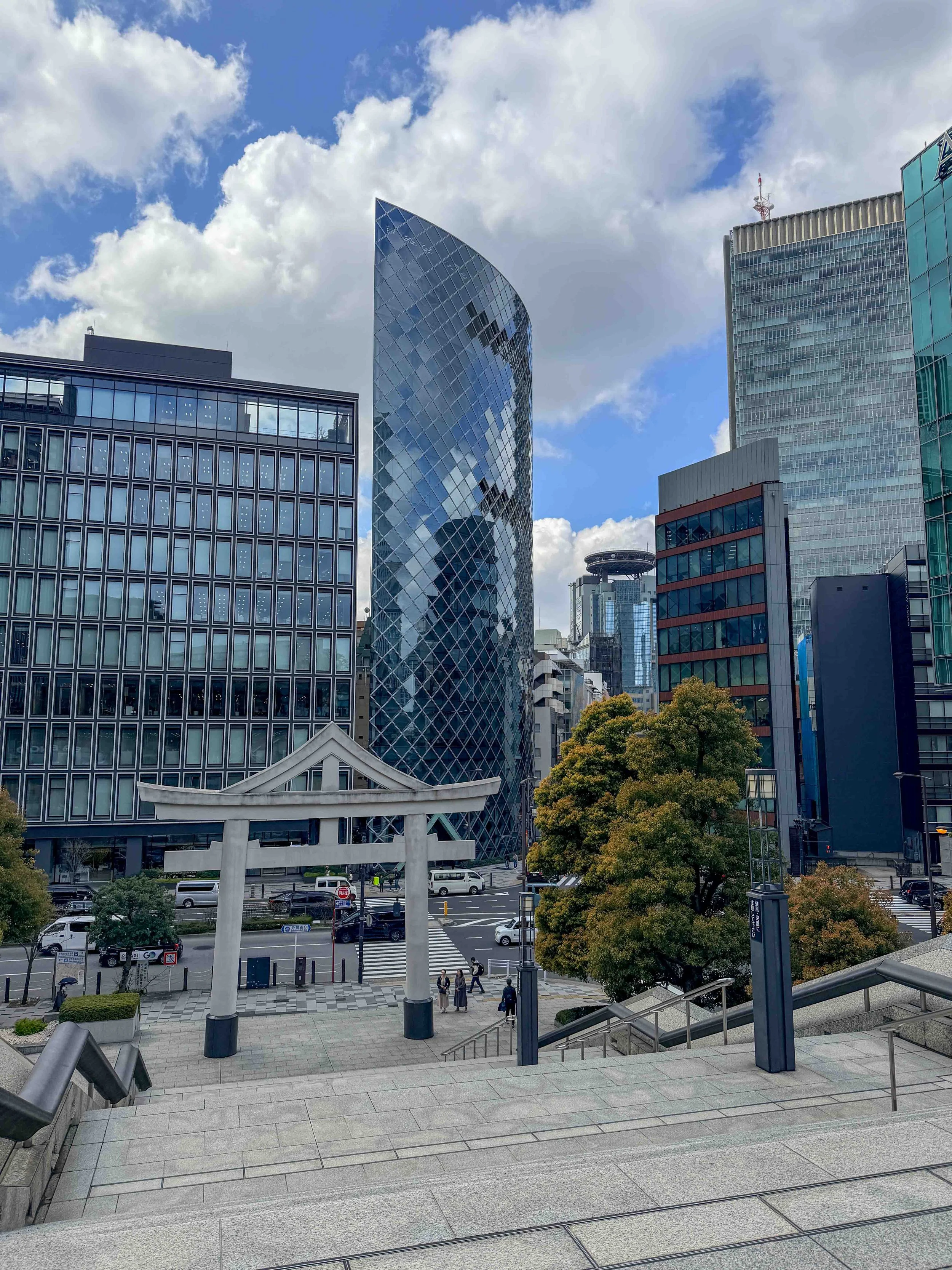 View of Akasaka from hie Shrine