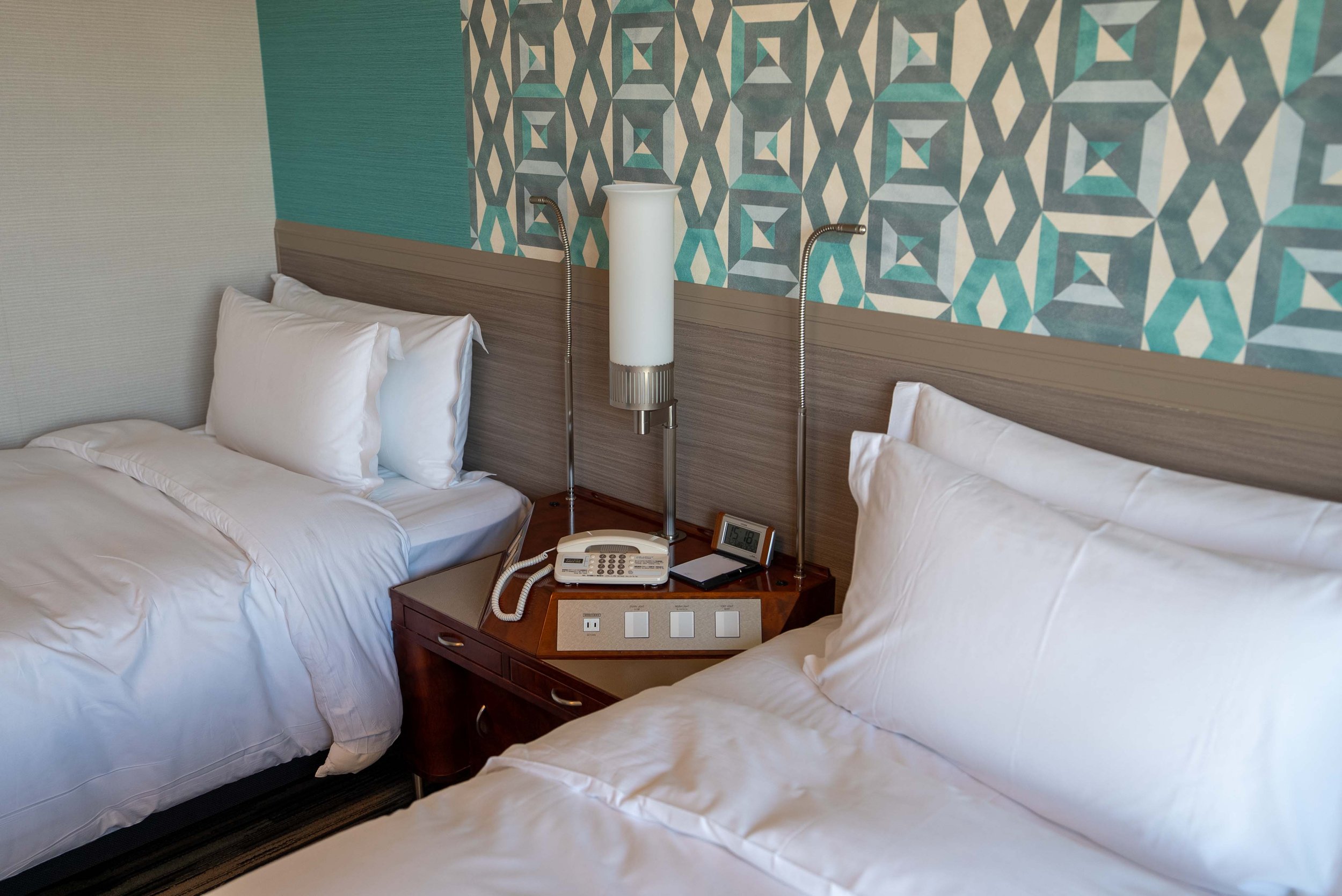 light switches on nightstand
