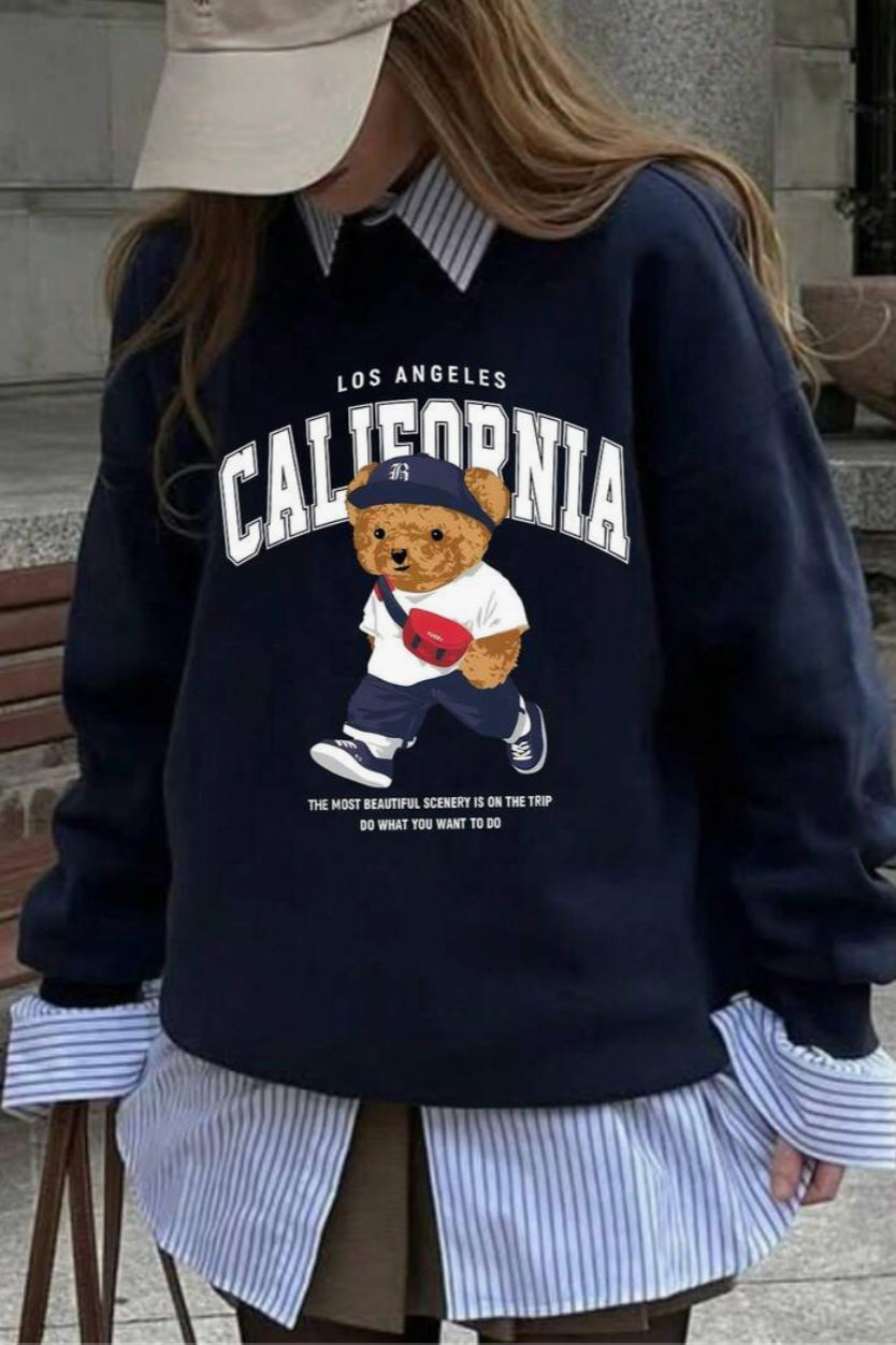 Shein Bear Sweatshirt
