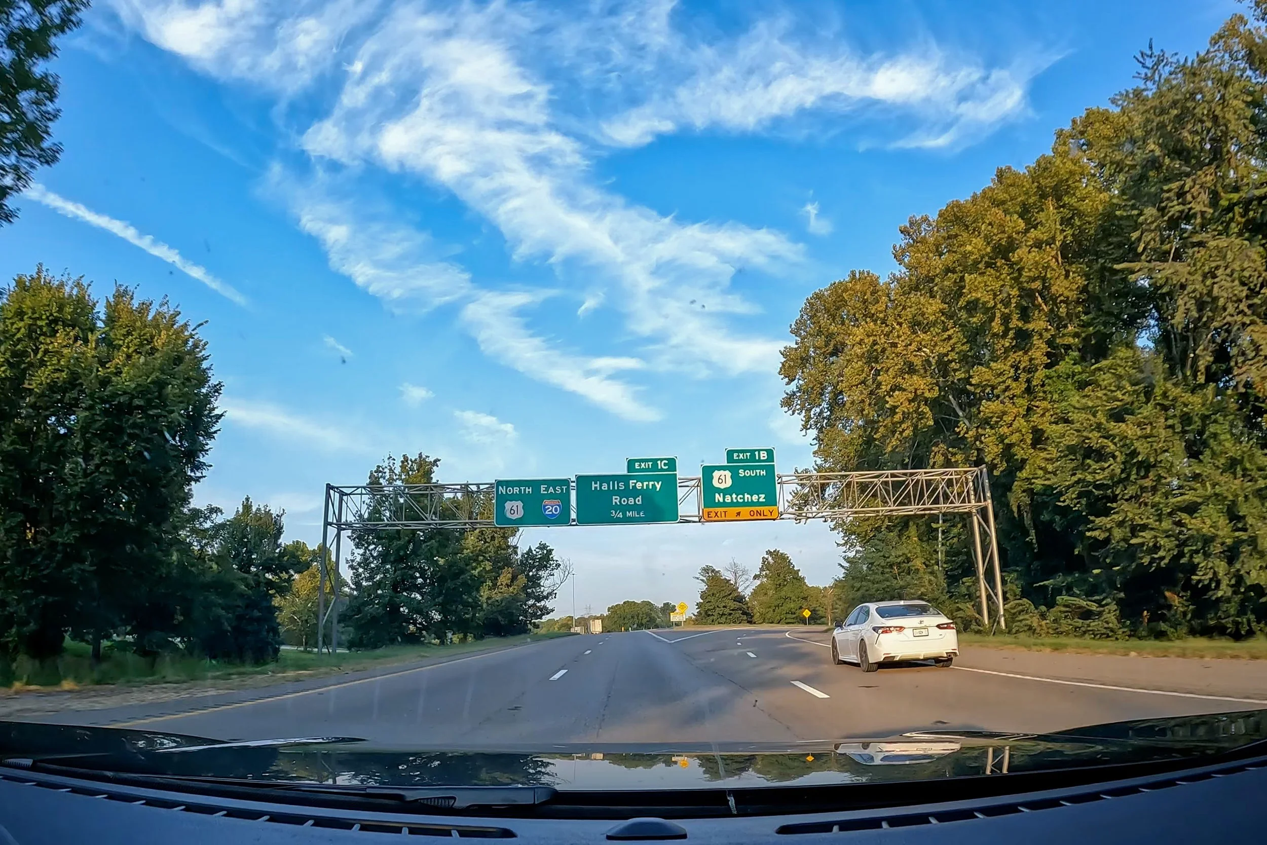 Driving on interstate