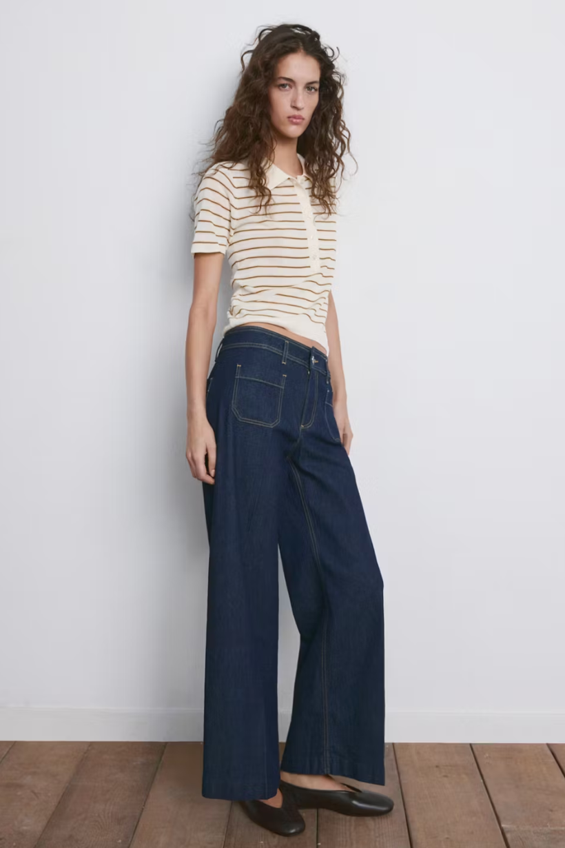 Mango Wide Leg Jeans