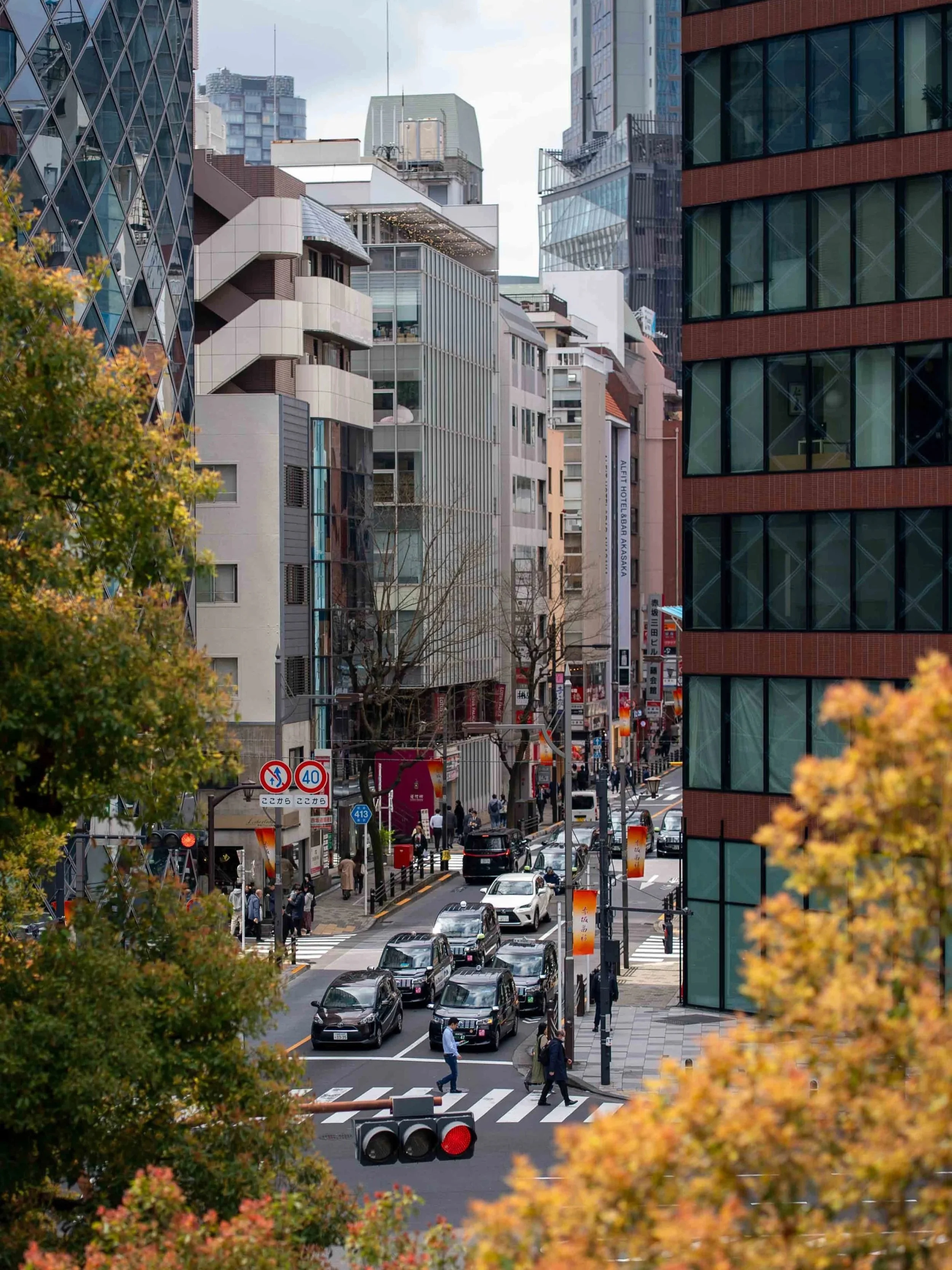 Akasaka view from hie shrine