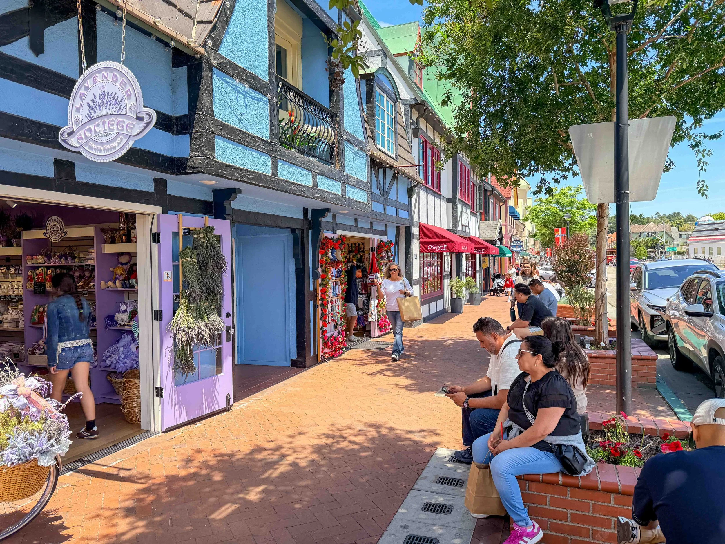 Colorful Solvang Shops