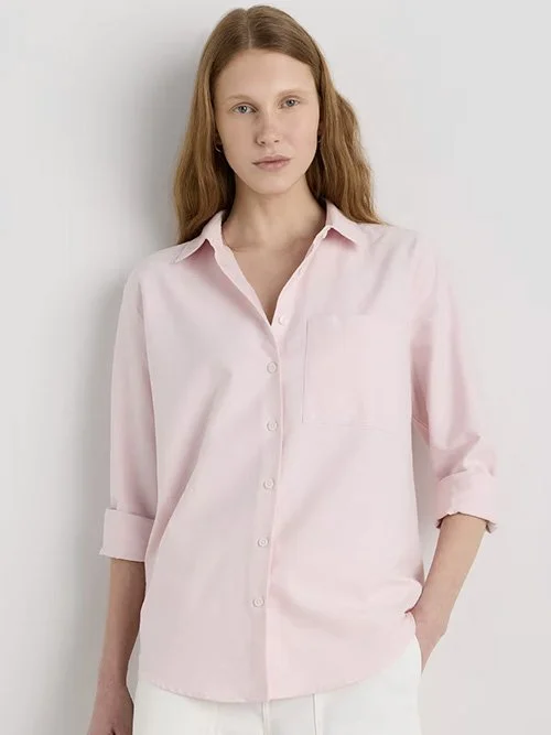 Pink Button-Down Shirt